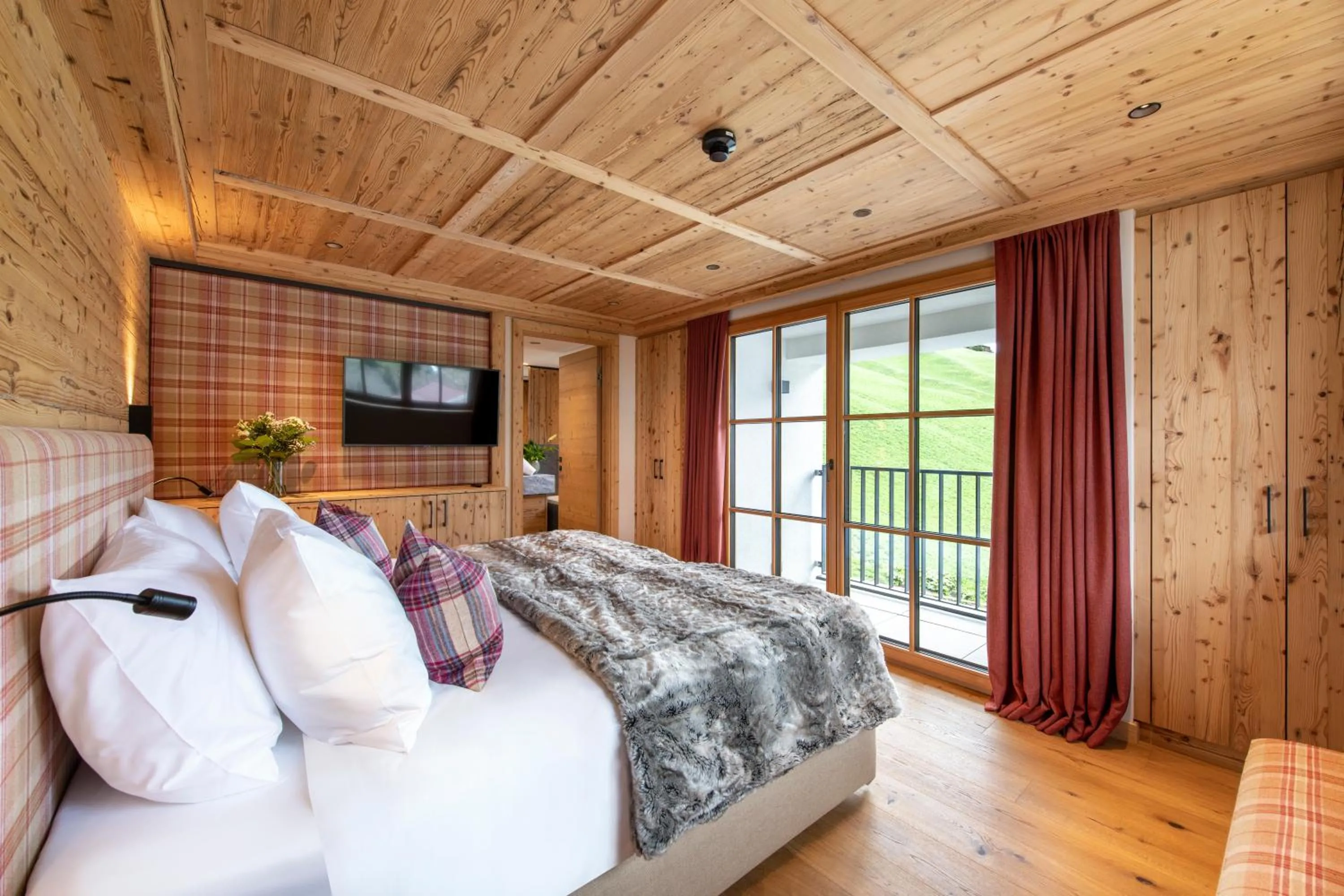 Bed in Brunnenhof Luxury Apartments