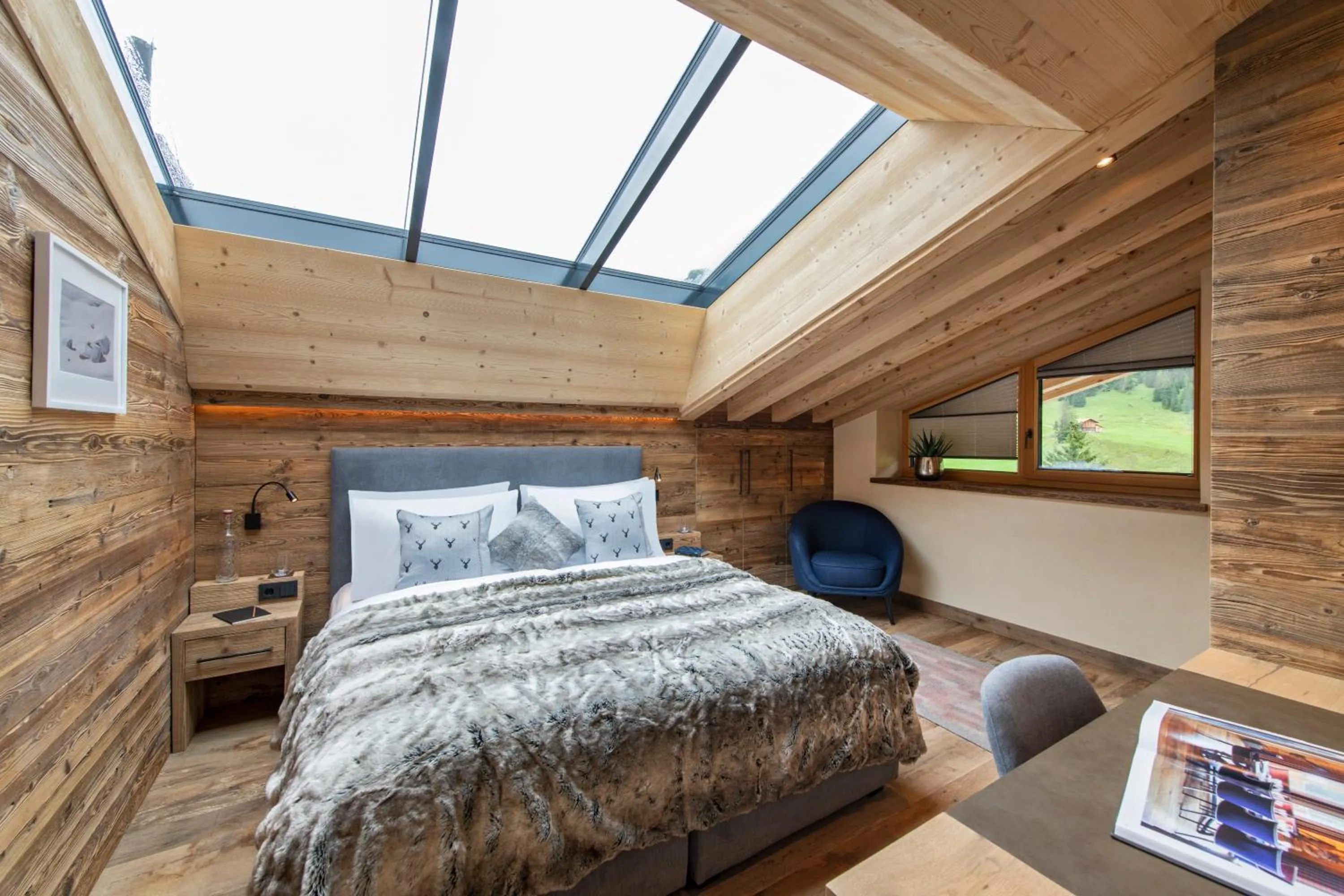 Bed in Brunnenhof Luxury Apartments