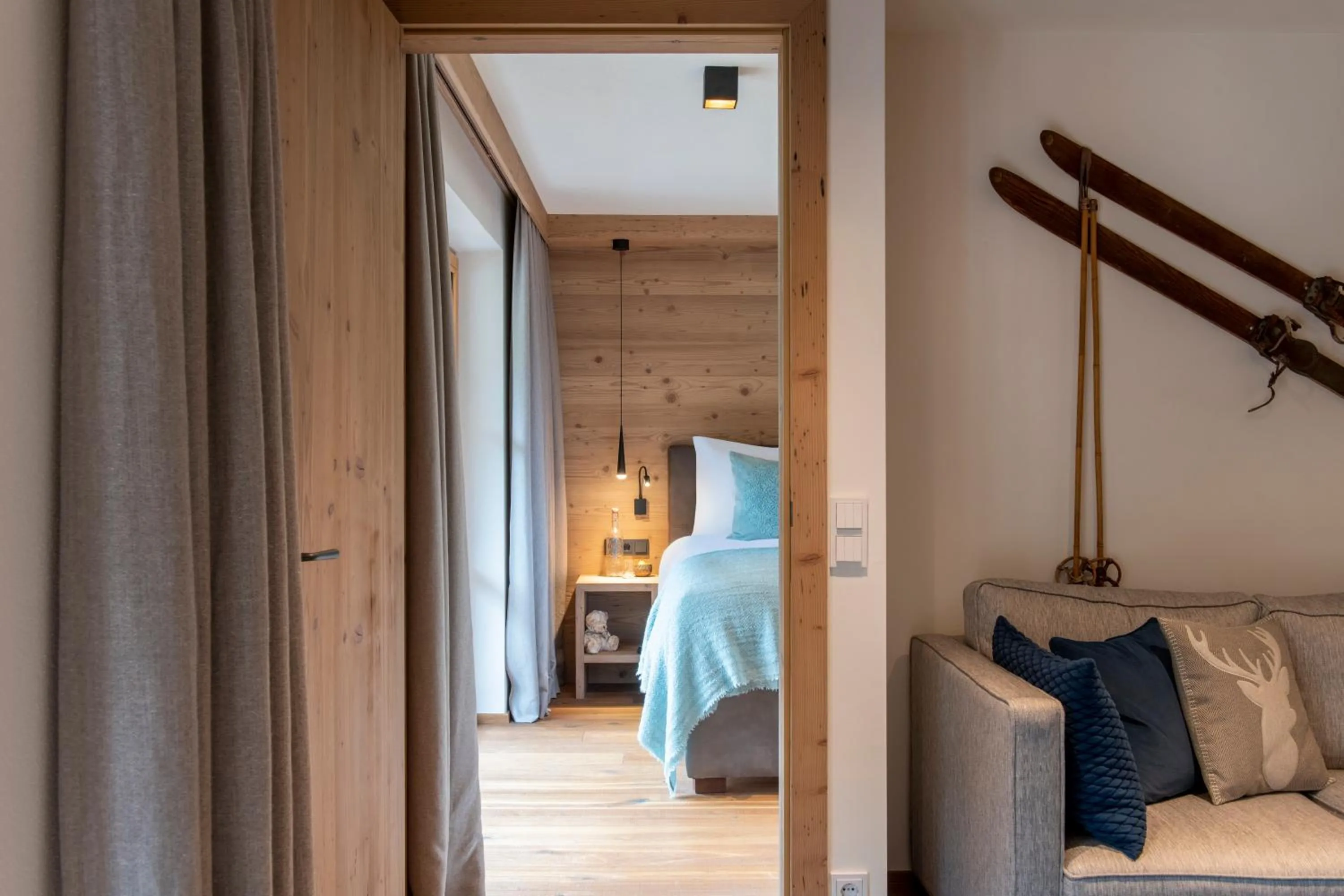 Bed in Brunnenhof Luxury Apartments