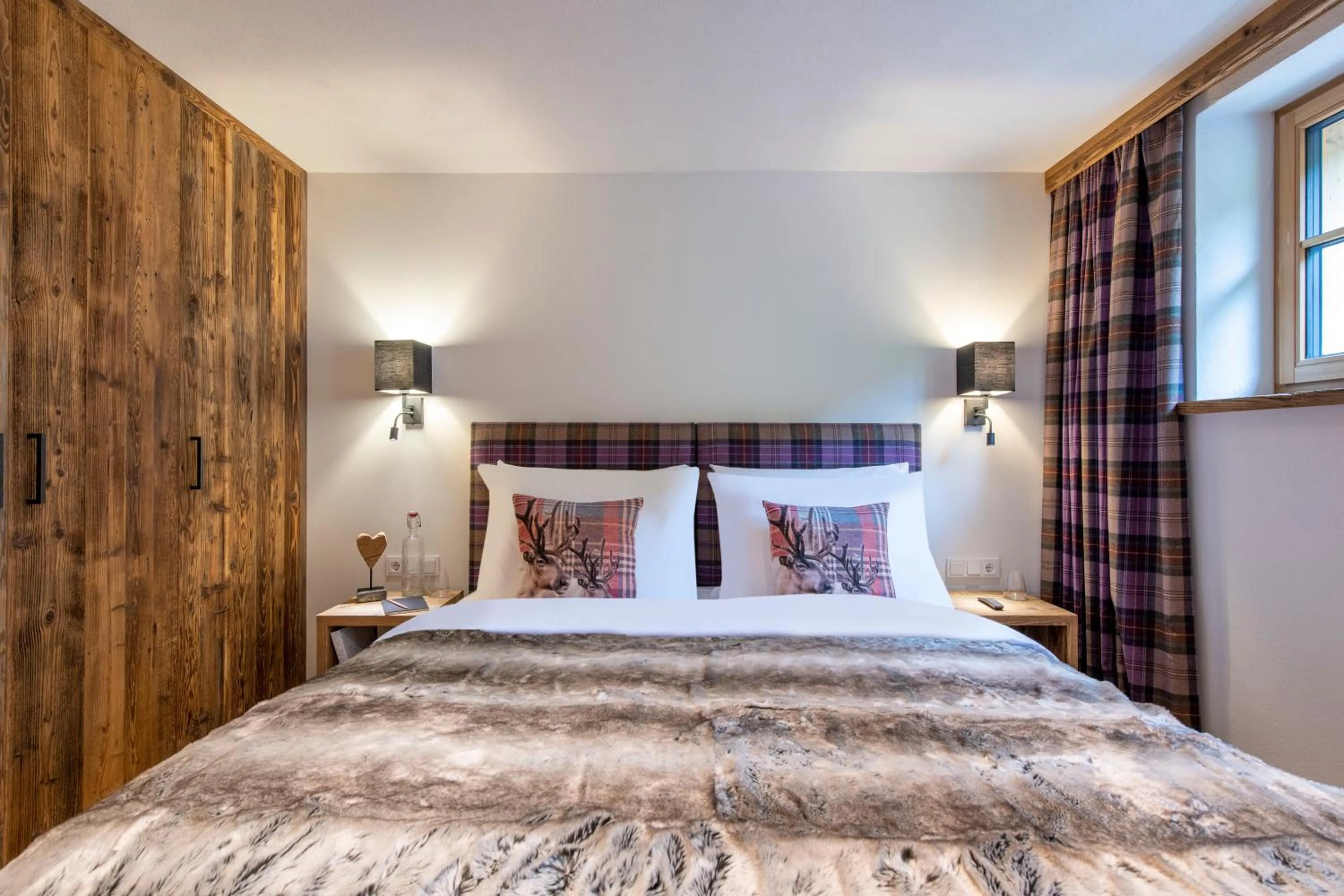 Bed in Brunnenhof Luxury Apartments