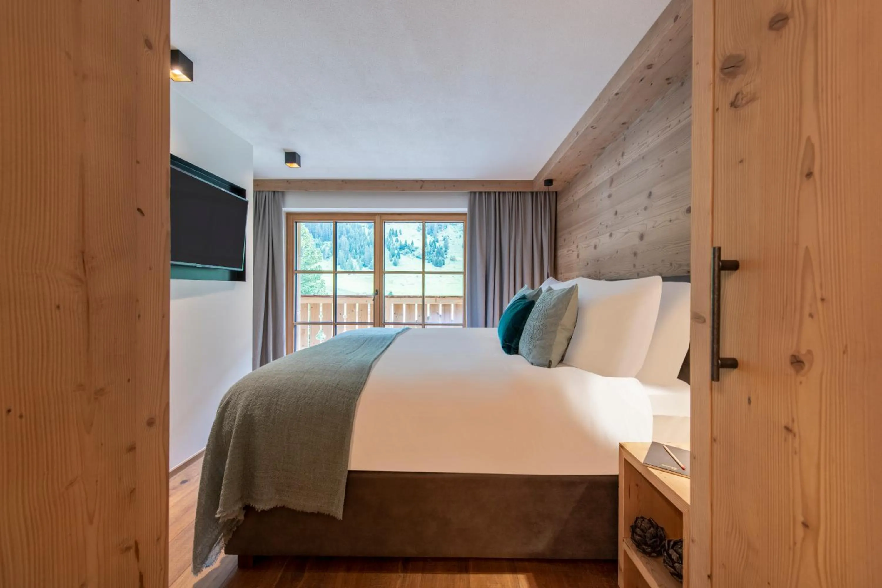 Bed in Brunnenhof Luxury Apartments