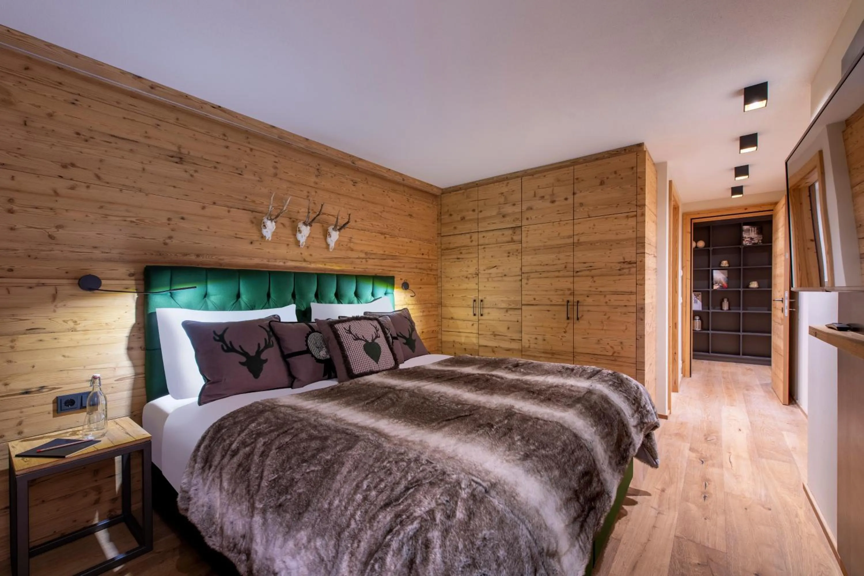 Bed in Brunnenhof Luxury Apartments