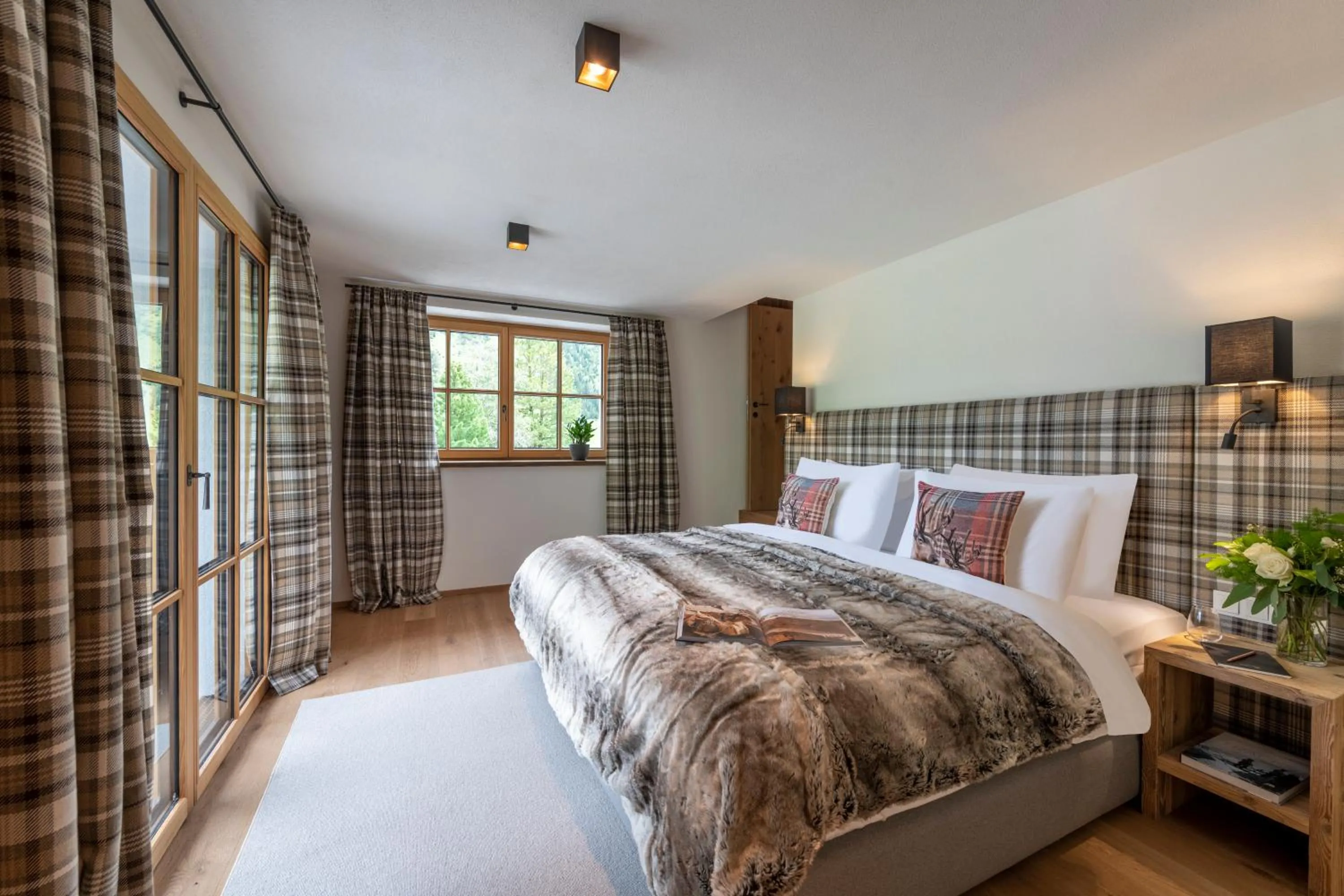 Bed in Brunnenhof Luxury Apartments