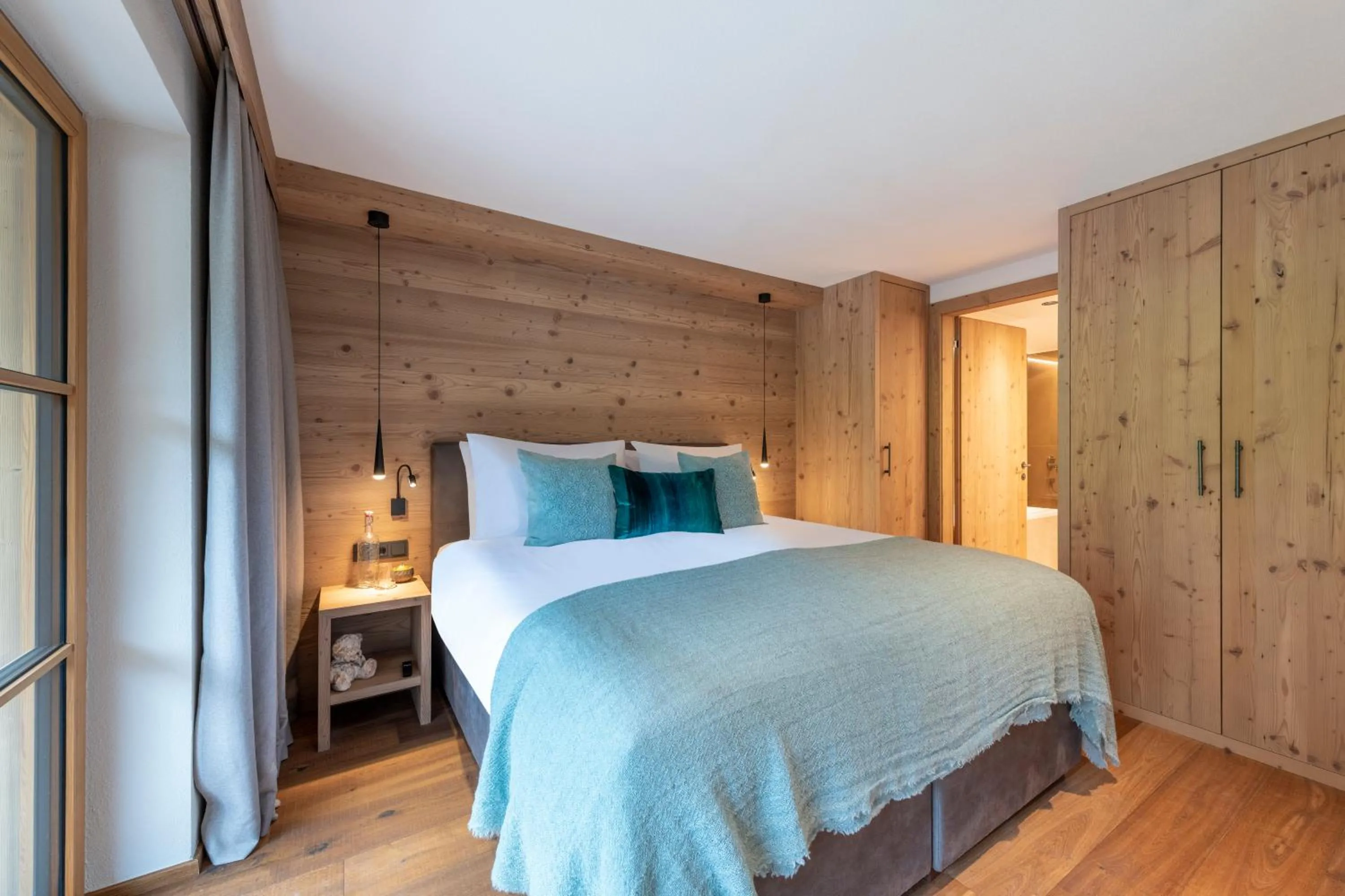 Bed in Brunnenhof Luxury Apartments
