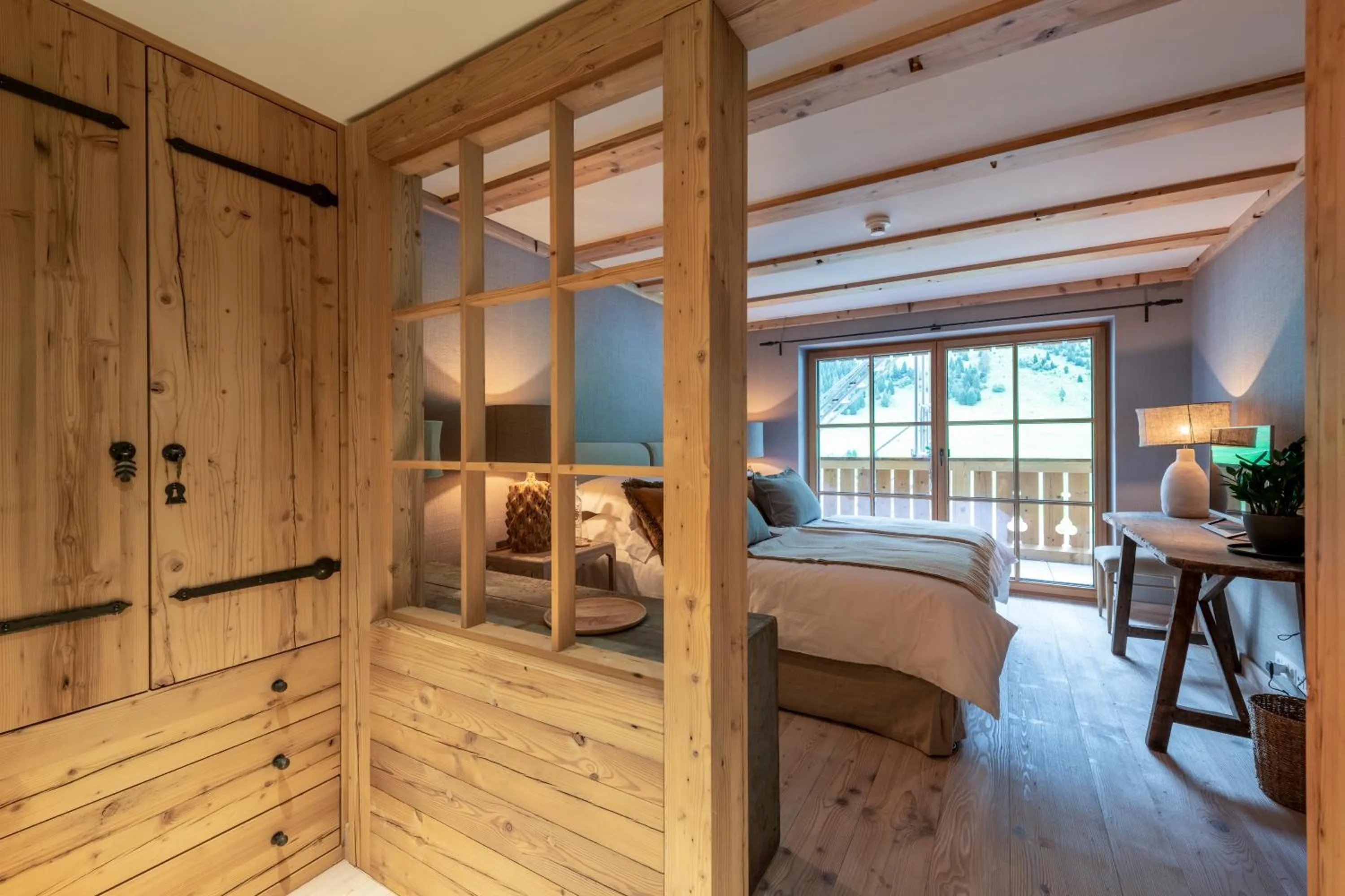 Bed in Brunnenhof Luxury Apartments
