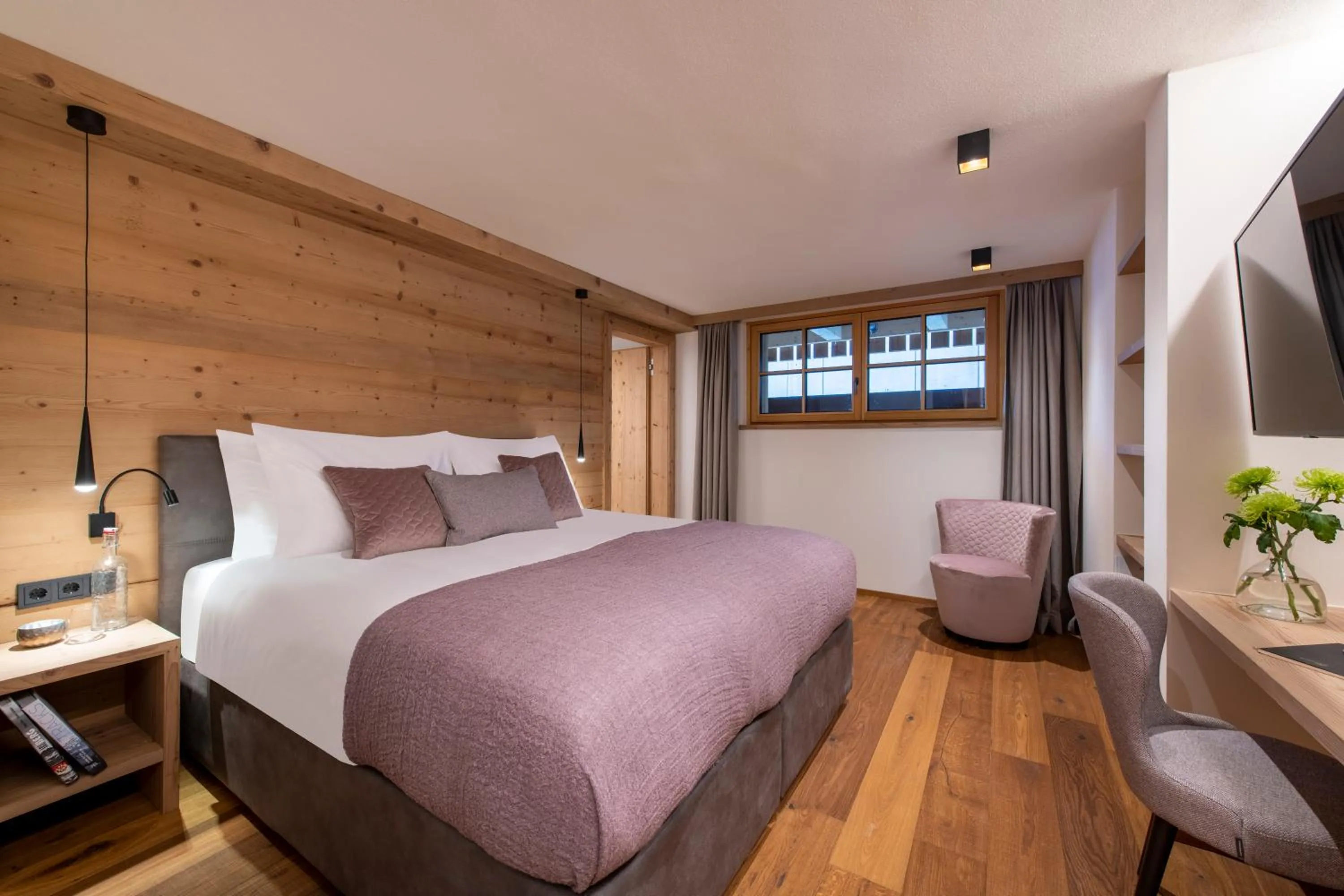 Bed in Brunnenhof Luxury Apartments