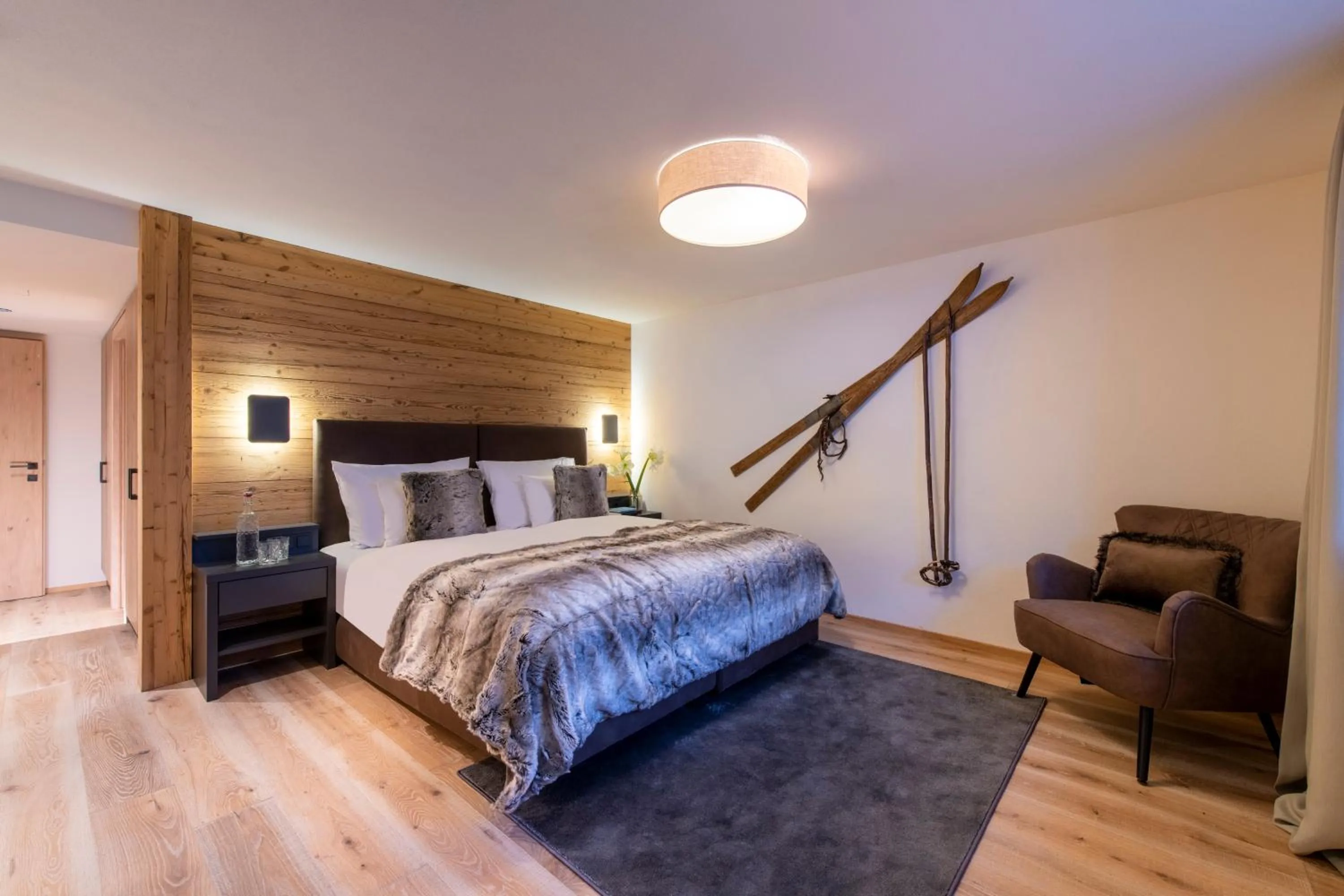 Bed in Brunnenhof Luxury Apartments