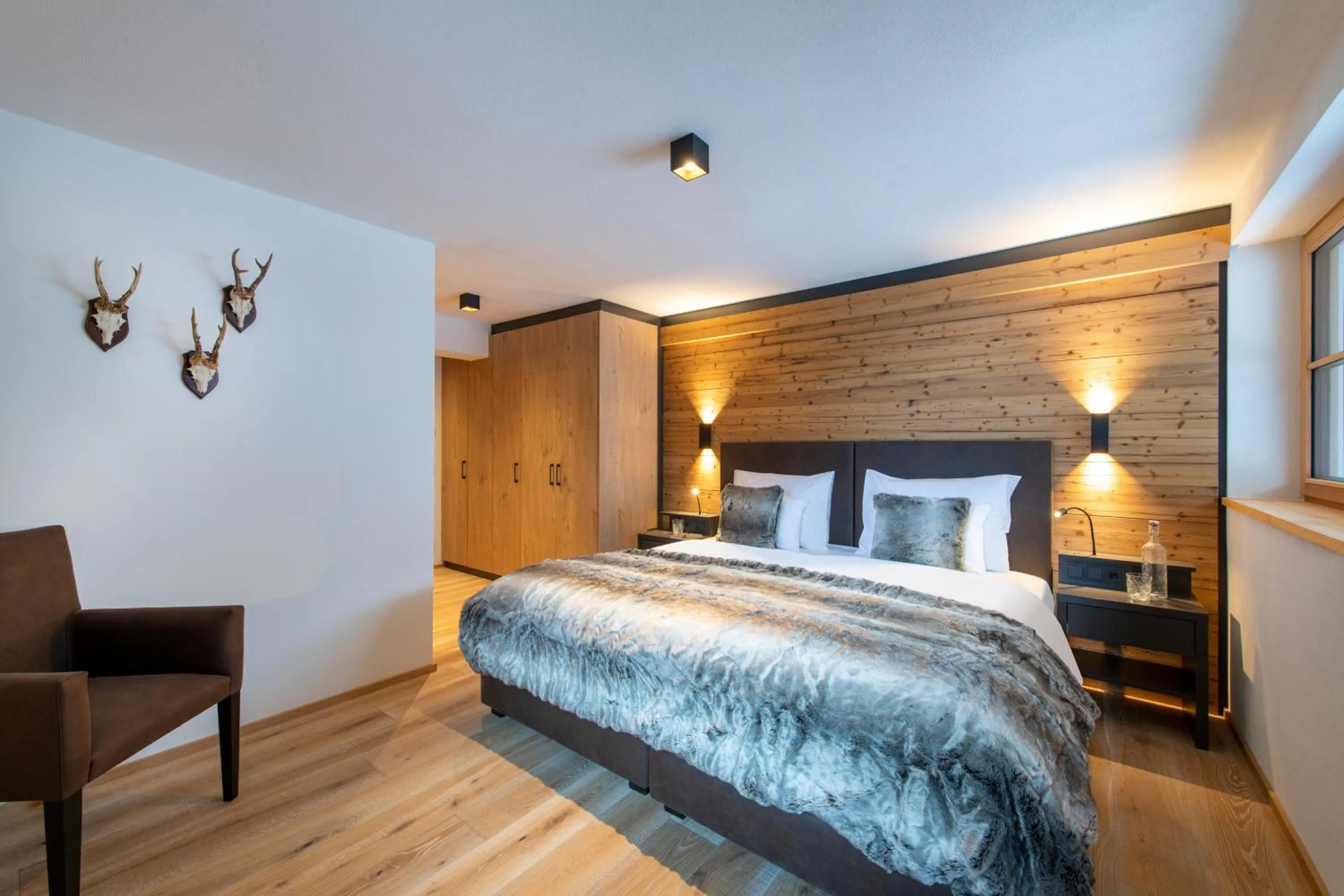 Bed in Brunnenhof Luxury Apartments
