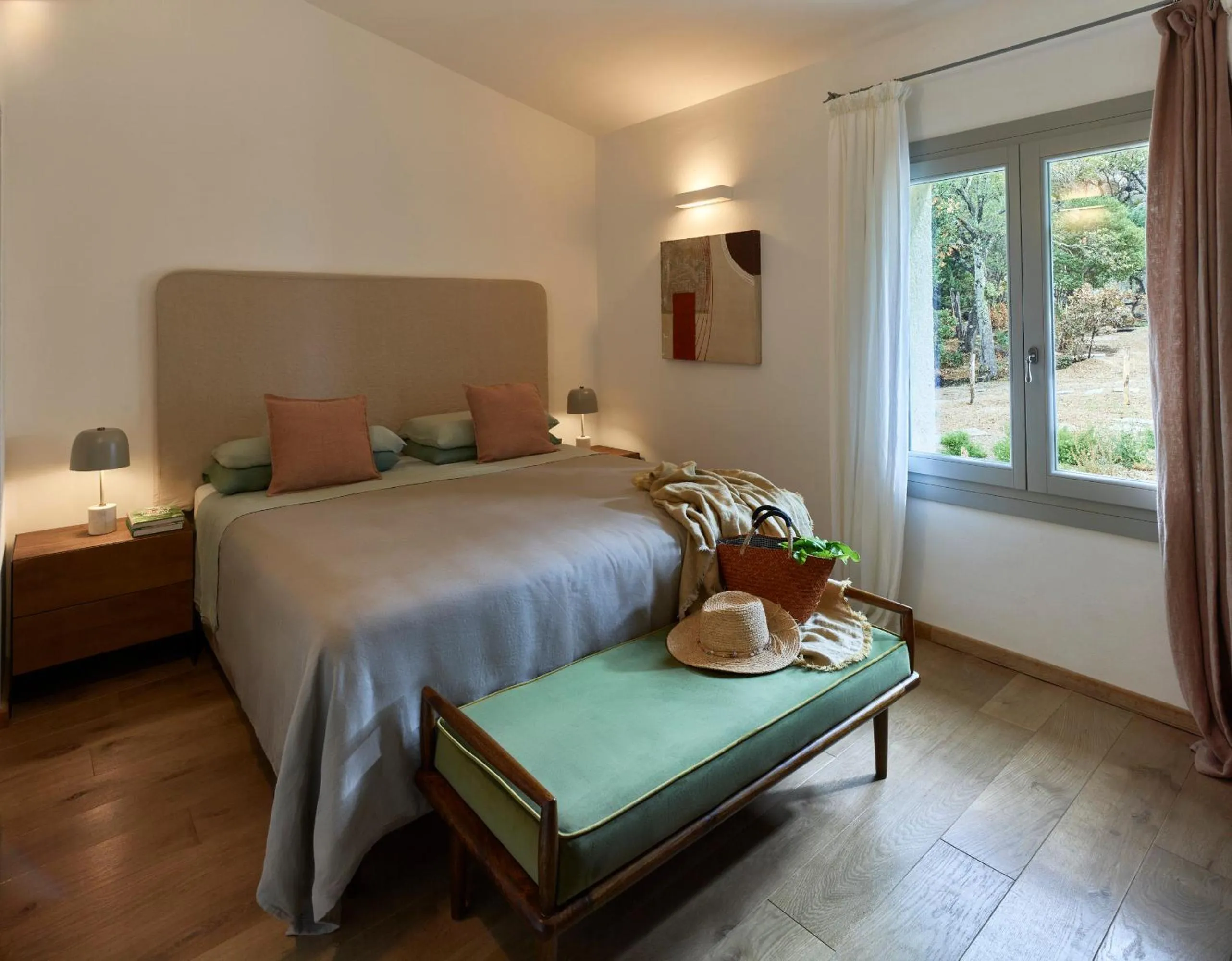 Bed in Cascioni Eco Retreat