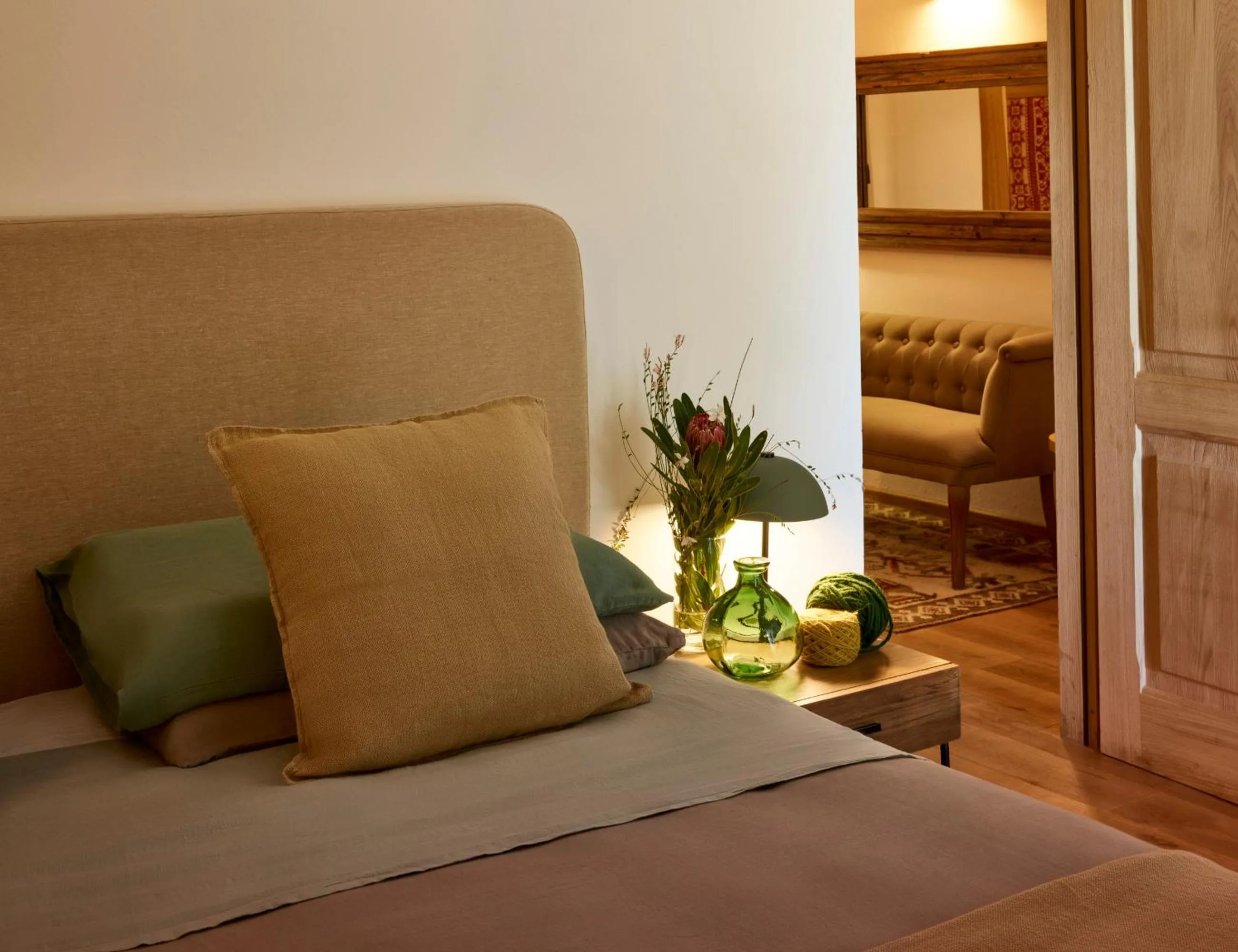 Bed in Cascioni Eco Retreat