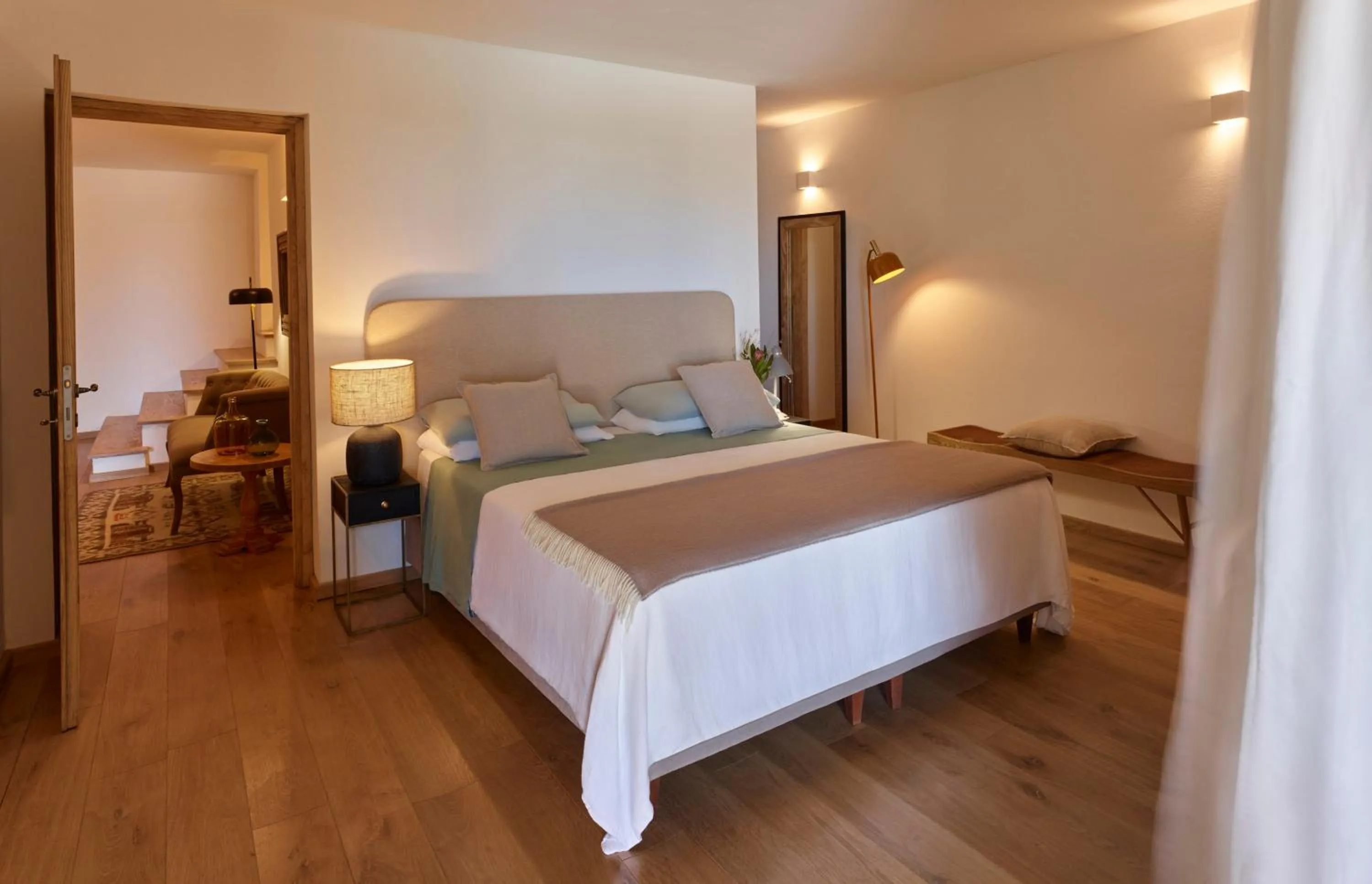 Bed in Cascioni Eco Retreat