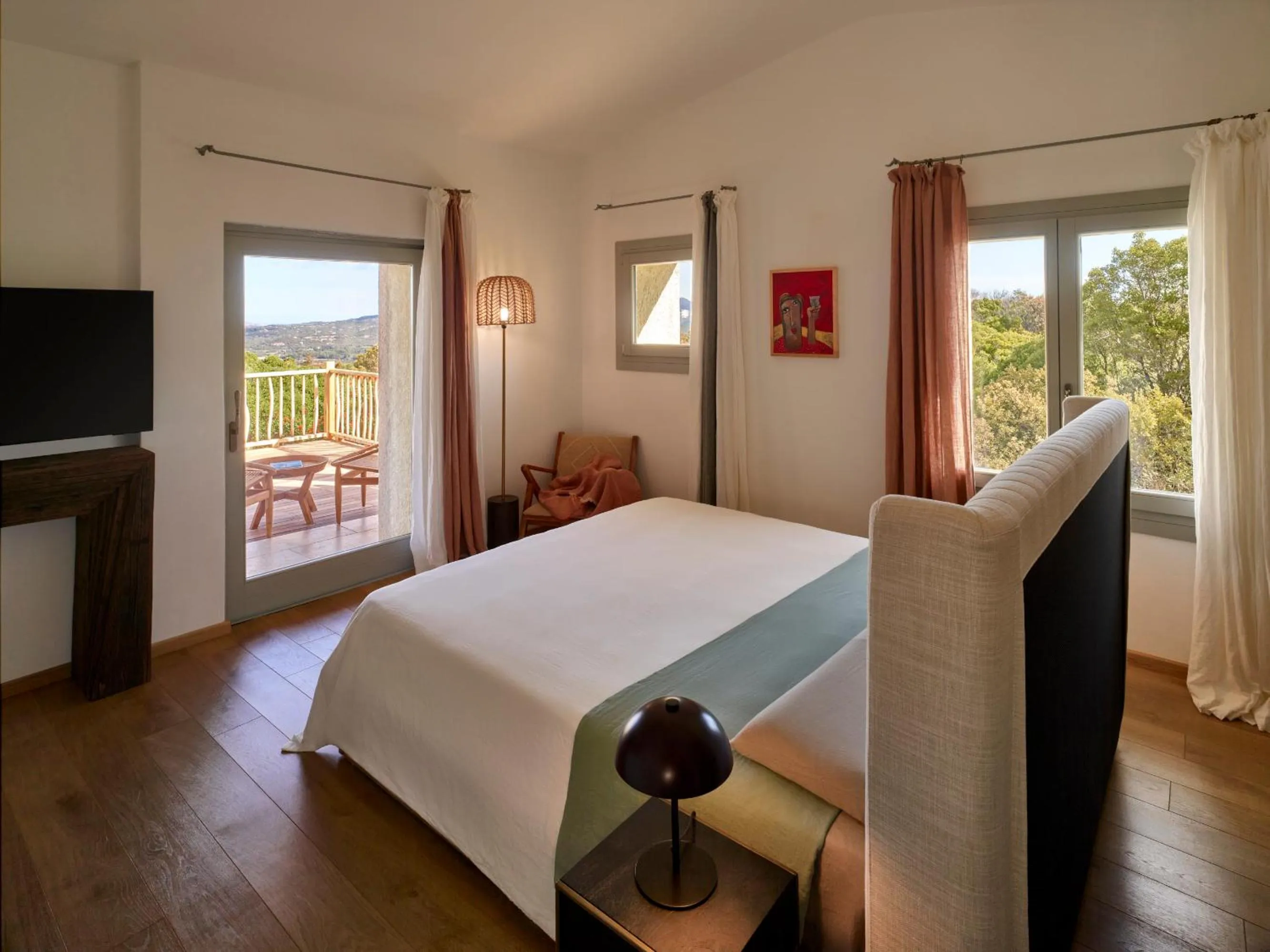 Bedroom, Bed in Cascioni Eco Retreat