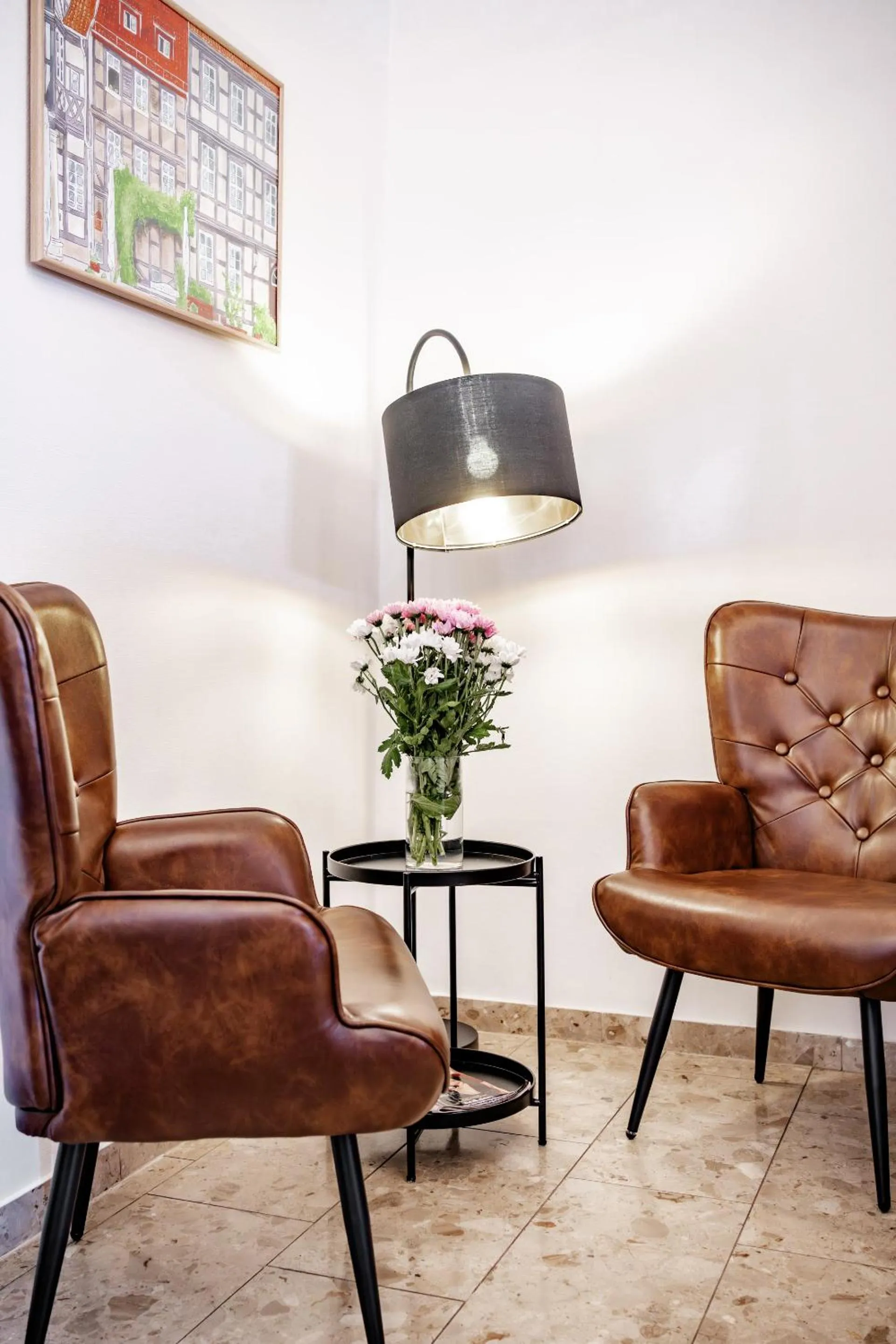 Lobby or reception in Hotel Domschatz