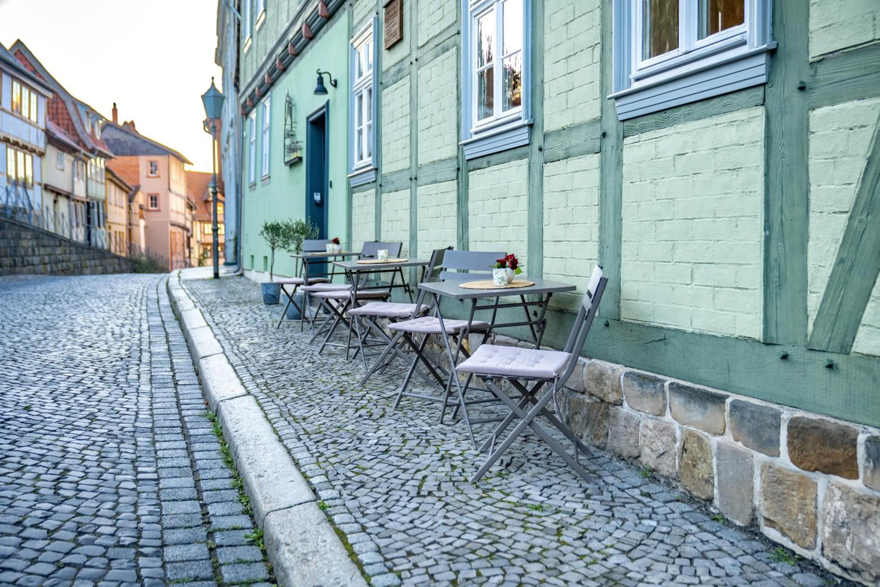 Property building in Hotel Domschatz