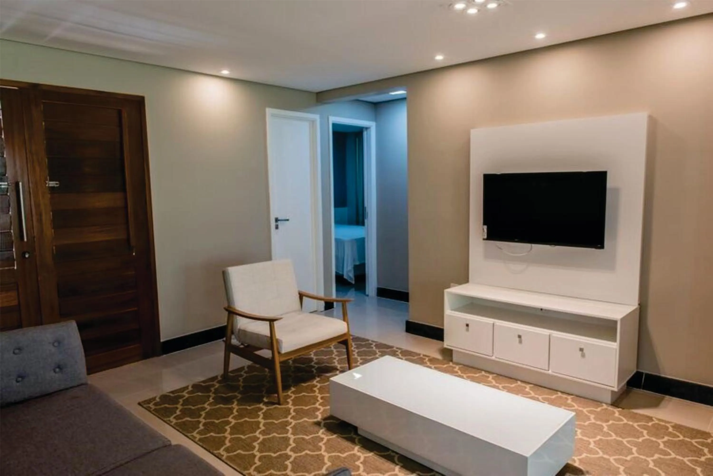 Living room in Manhattan Beach Riviera