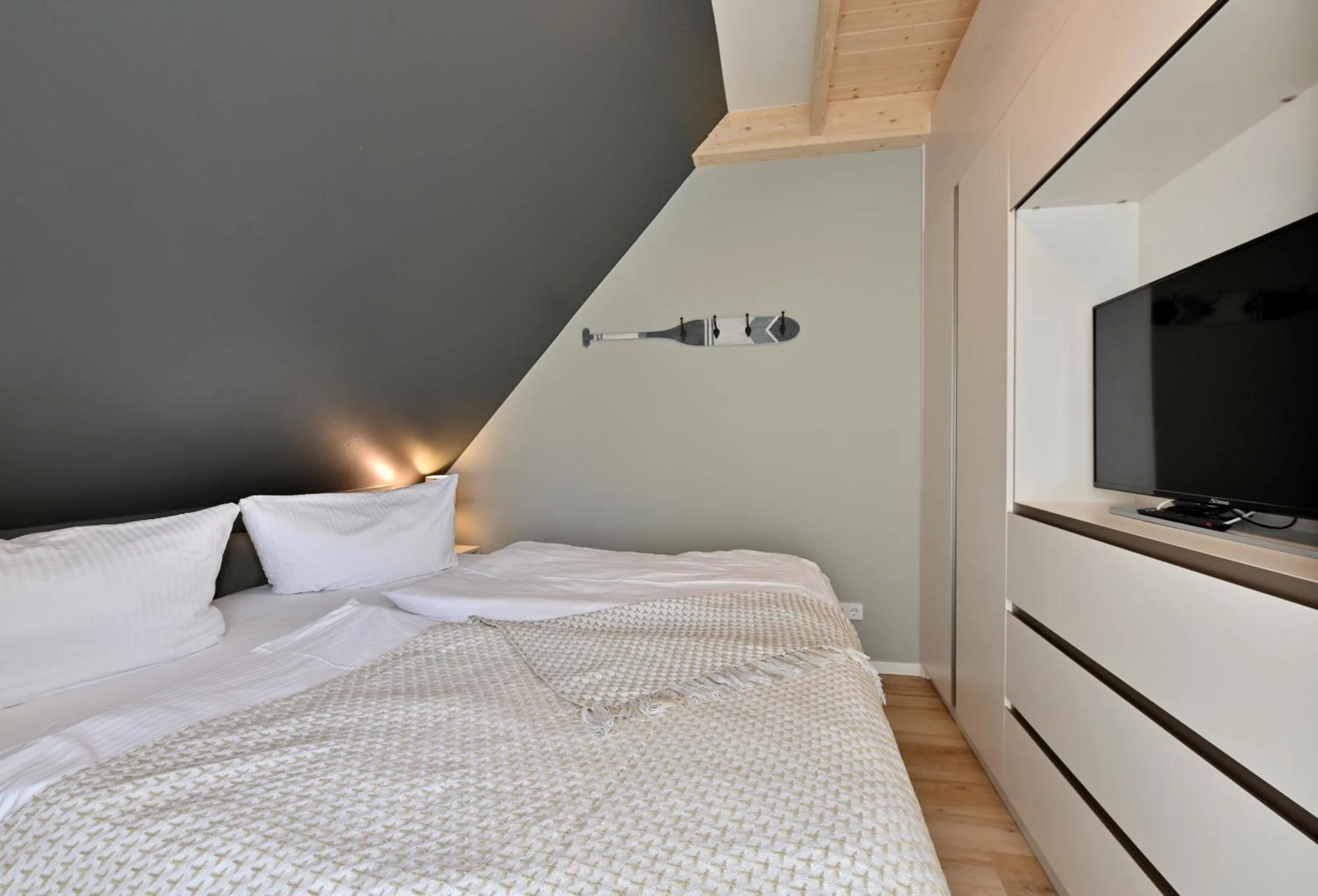 Bed in Hotel- & Ferienanlage Kapitäns-Häuser Breege