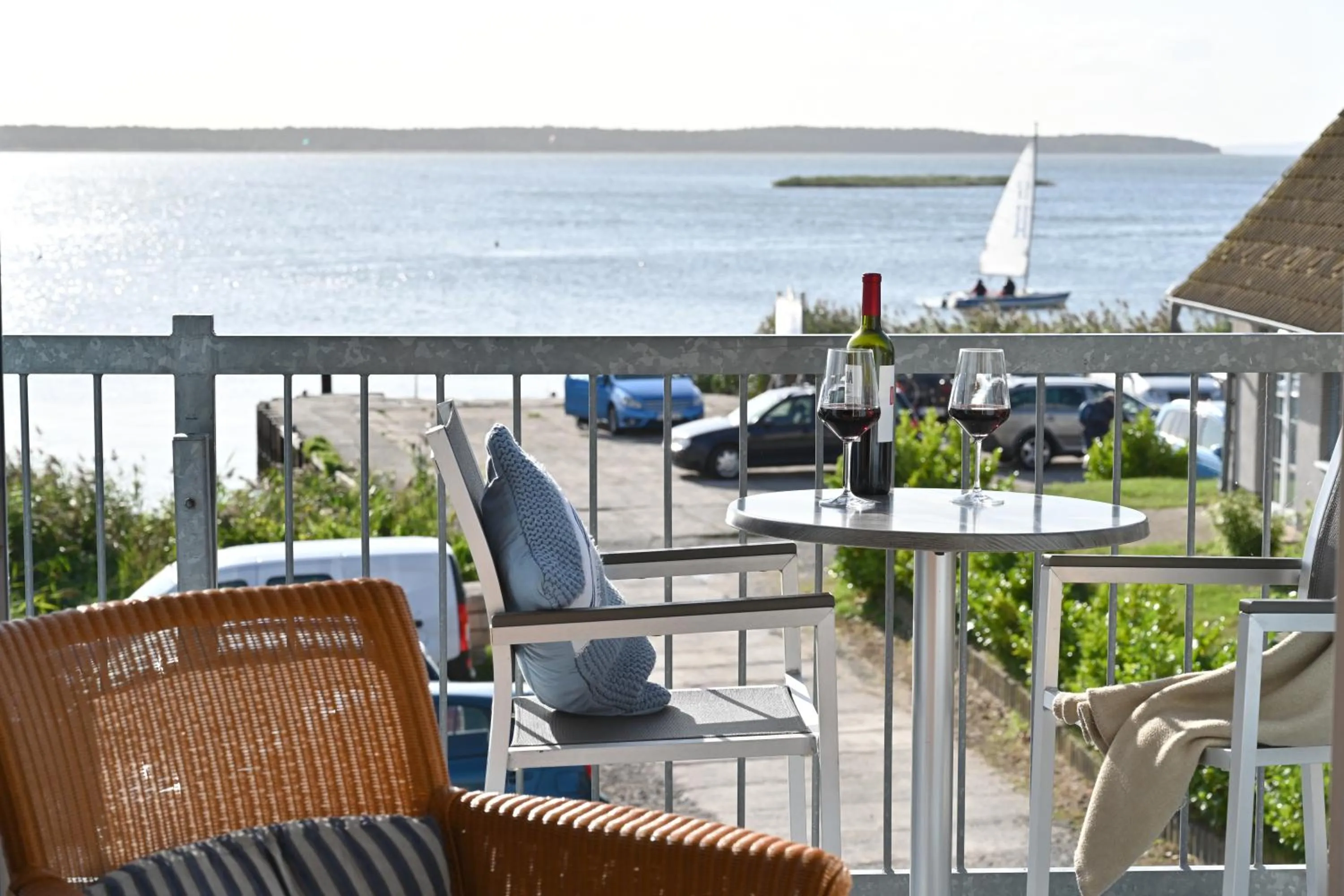 Balcony/Terrace in Hotel- & Ferienanlage Kapitäns-Häuser Breege