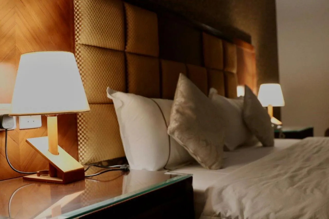 Bed in فندق درة الرؤية