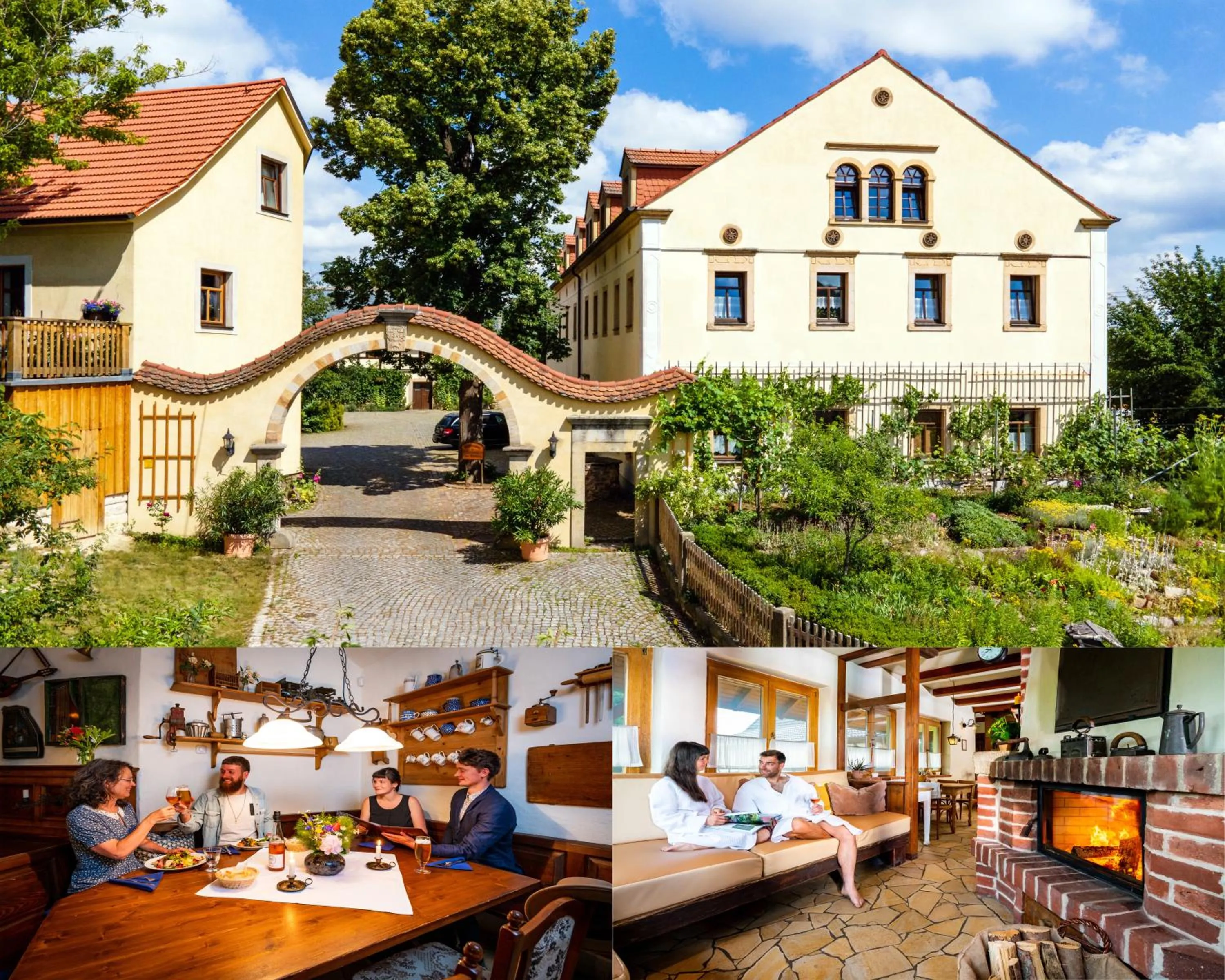 Property building in Landhotel Gut Wildberg mit Sauna