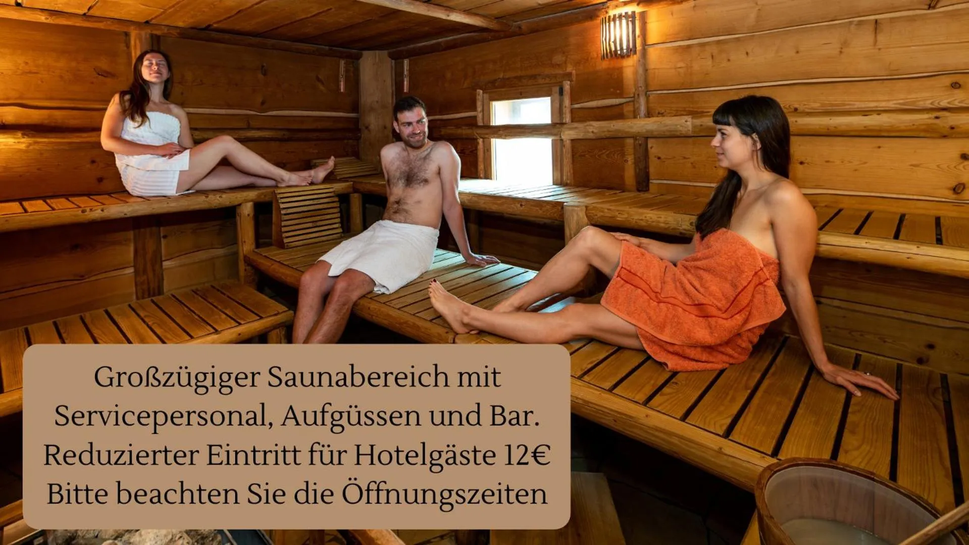 Sauna in Landhotel Gut Wildberg mit Sauna