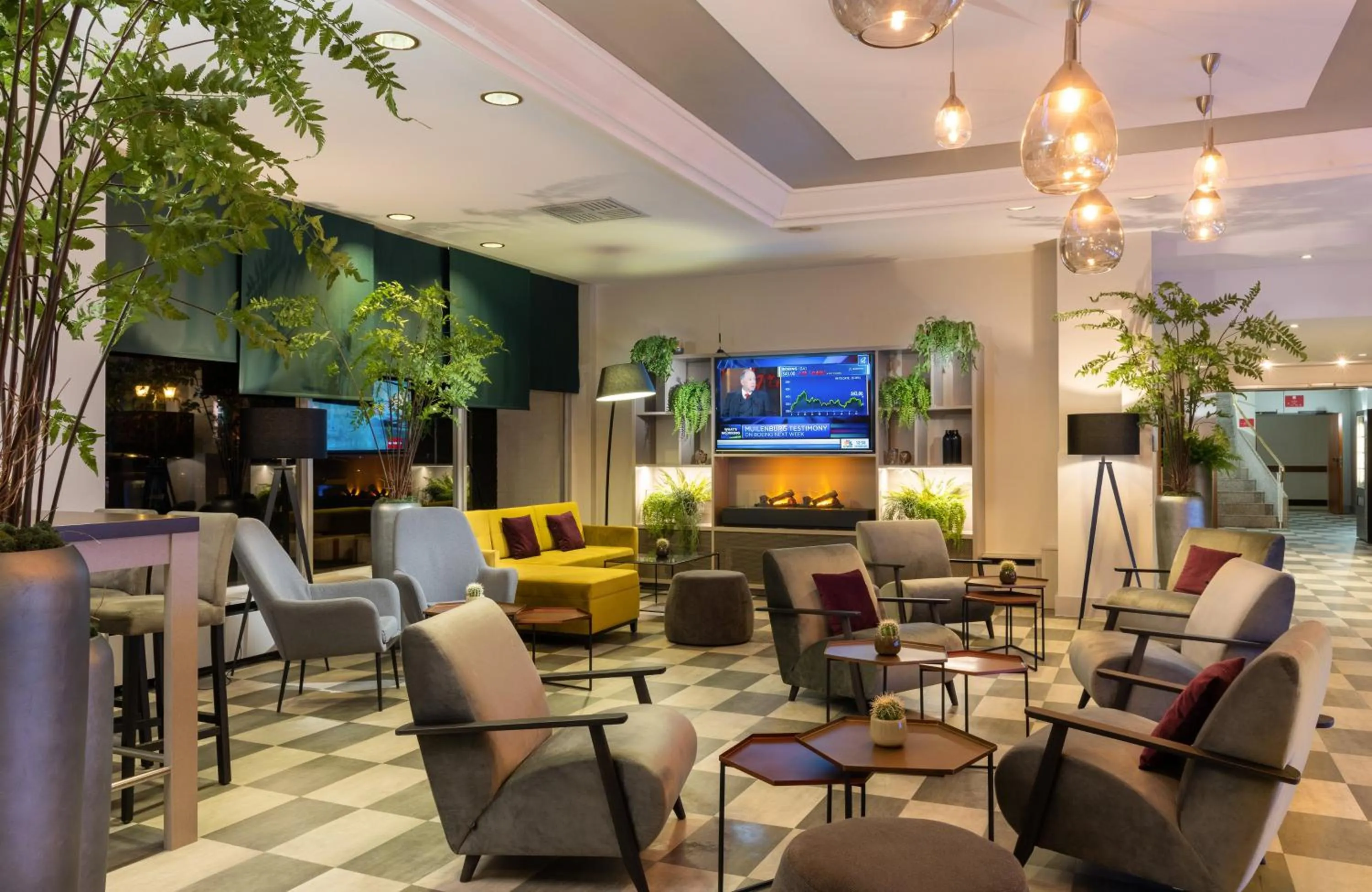 Lobby or reception in Leonardo Hotel Düsseldorf Airport Ratingen