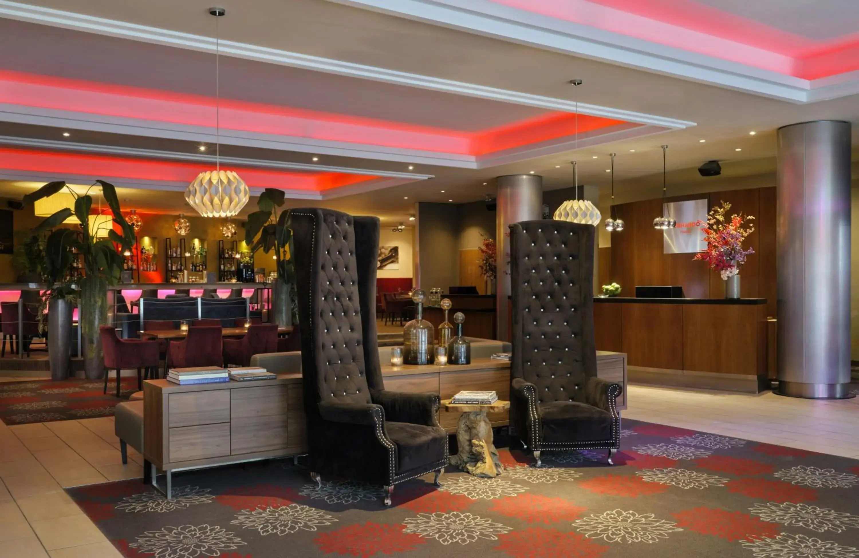 Lobby or reception in Leonardo Royal Hotel Düsseldorf Königsallee Lobby or reception in Leonardo Royal Hotel Düsseldorf Königsallee