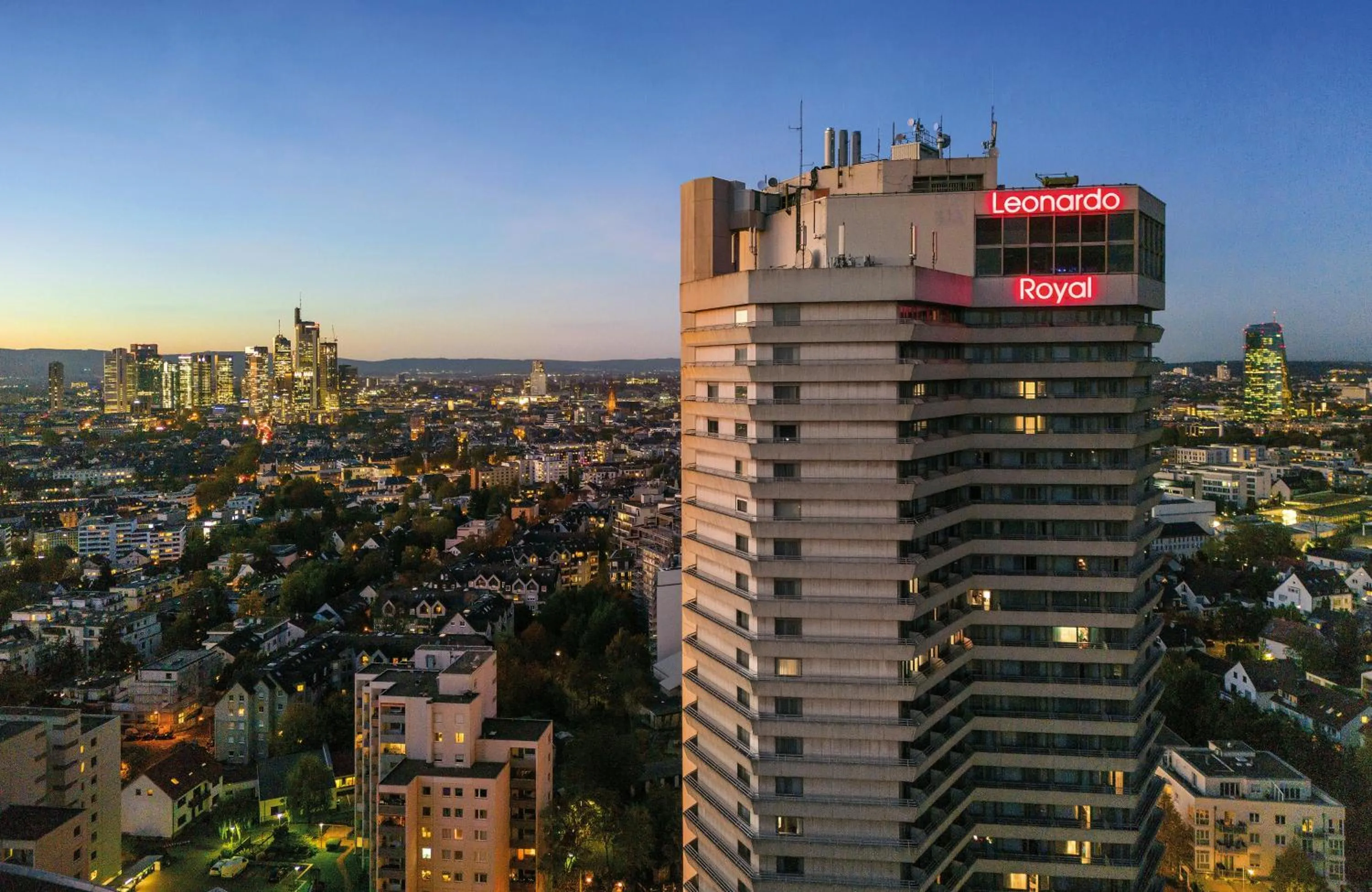 Property building in Leonardo Royal Hotel Frankfurt