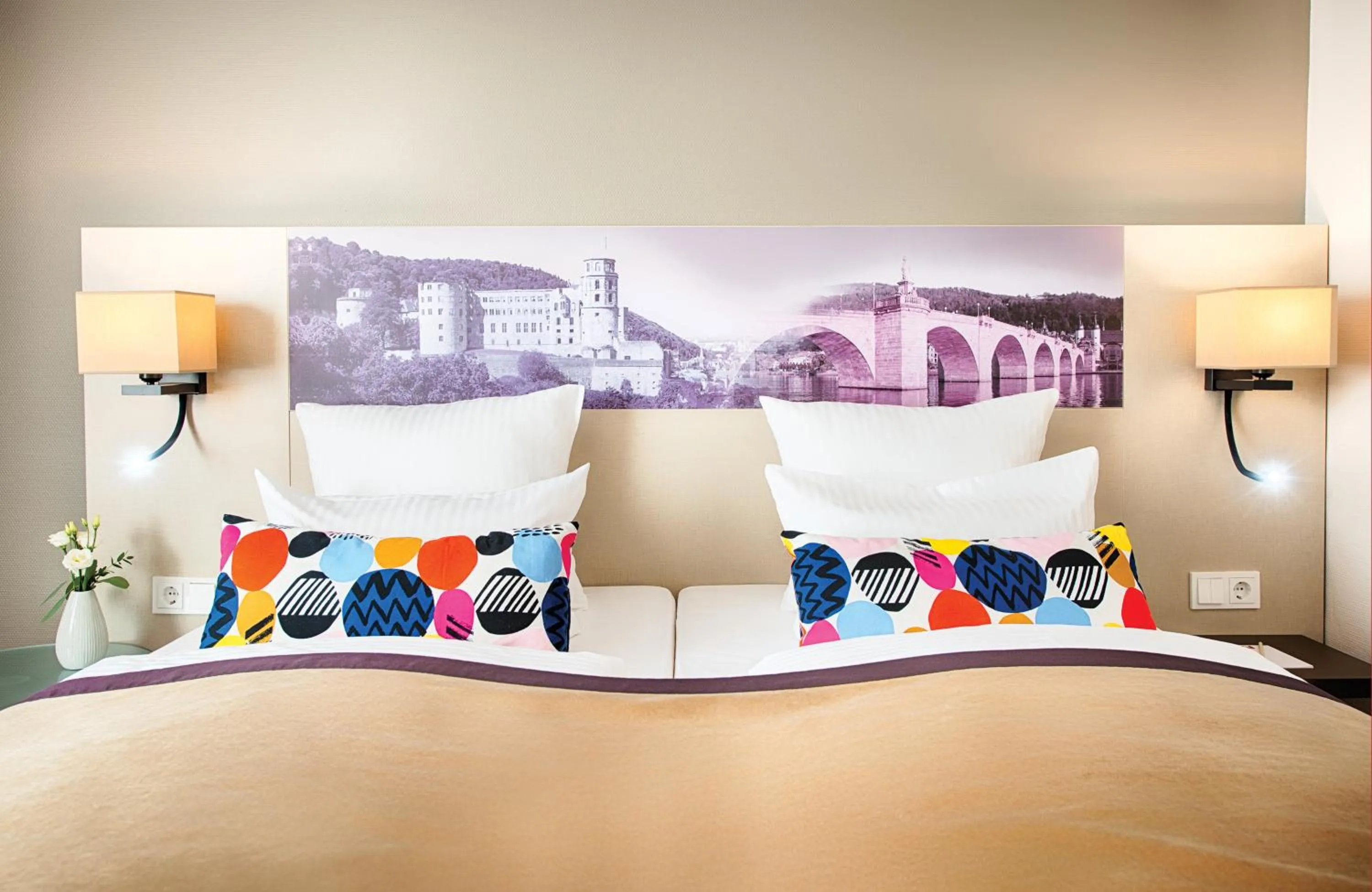 Bedroom, Bed in Leonardo Hotel Heidelberg