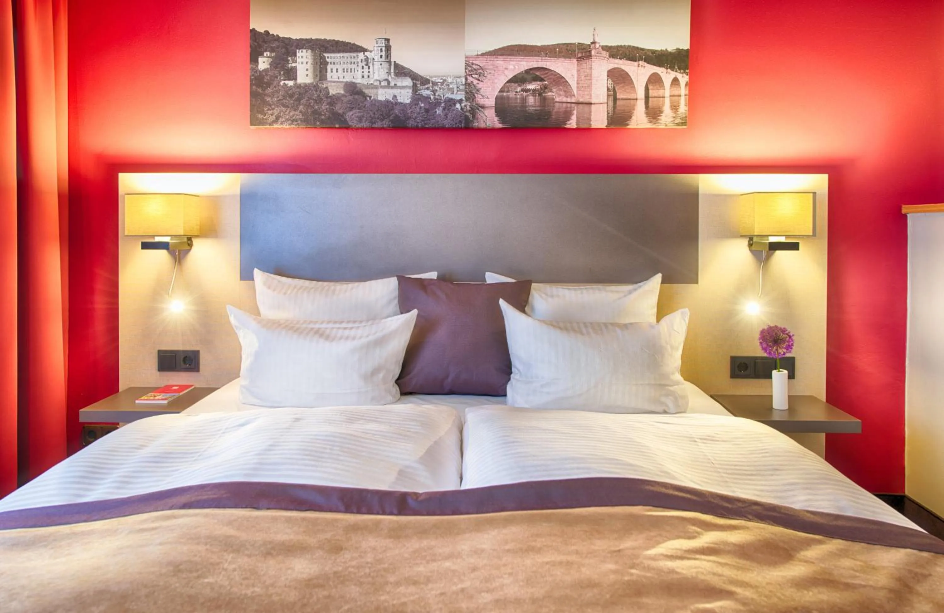 Bedroom, Bed in Leonardo Hotel Heidelberg