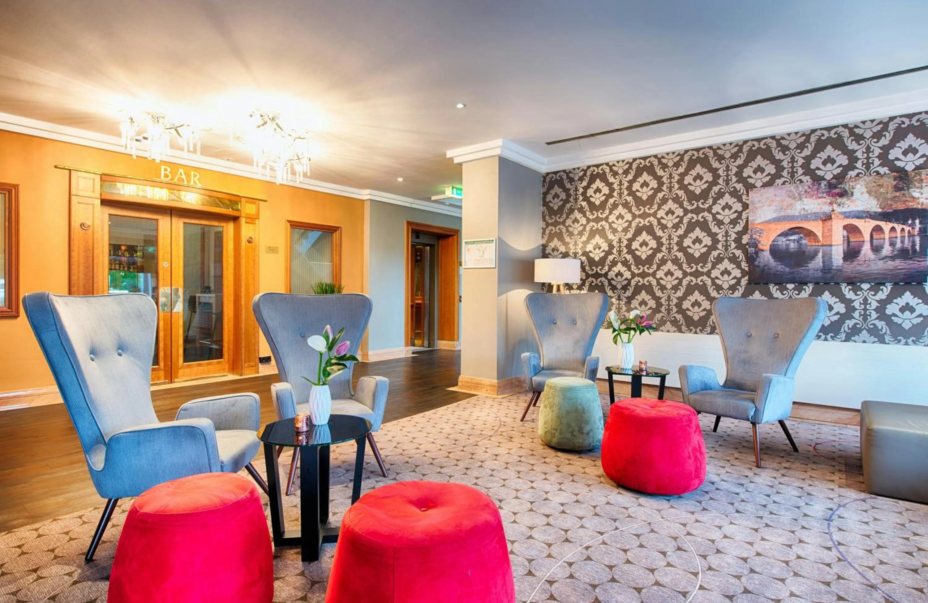 Lobby or reception in Leonardo Hotel Heidelberg