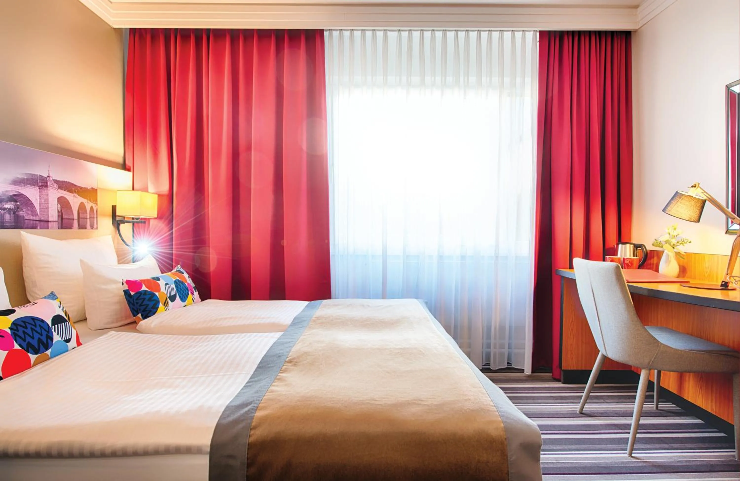 Bedroom, Bed in Leonardo Hotel Heidelberg