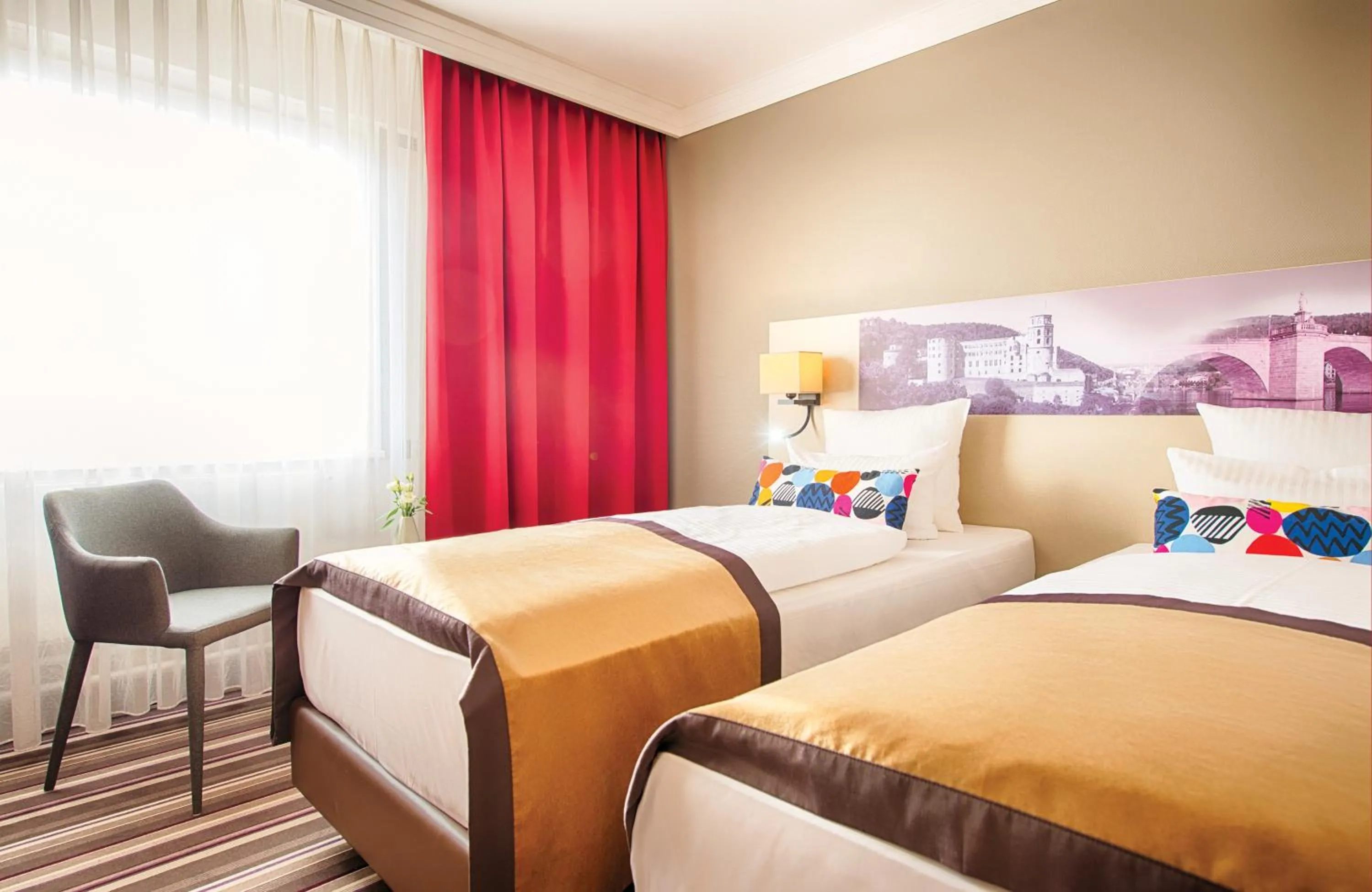 Bedroom, Bed in Leonardo Hotel Heidelberg