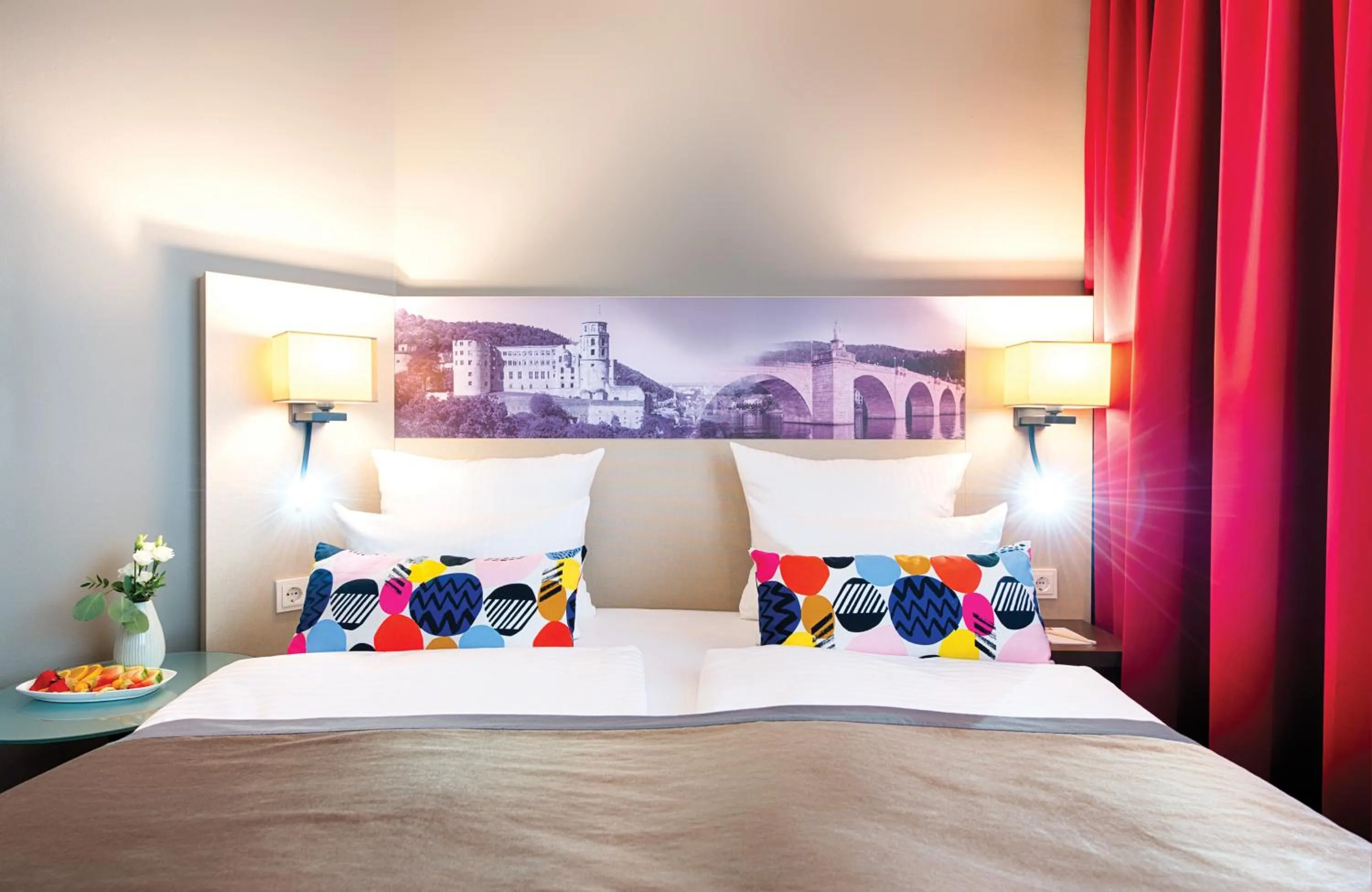 Bedroom, Bed in Leonardo Hotel Heidelberg