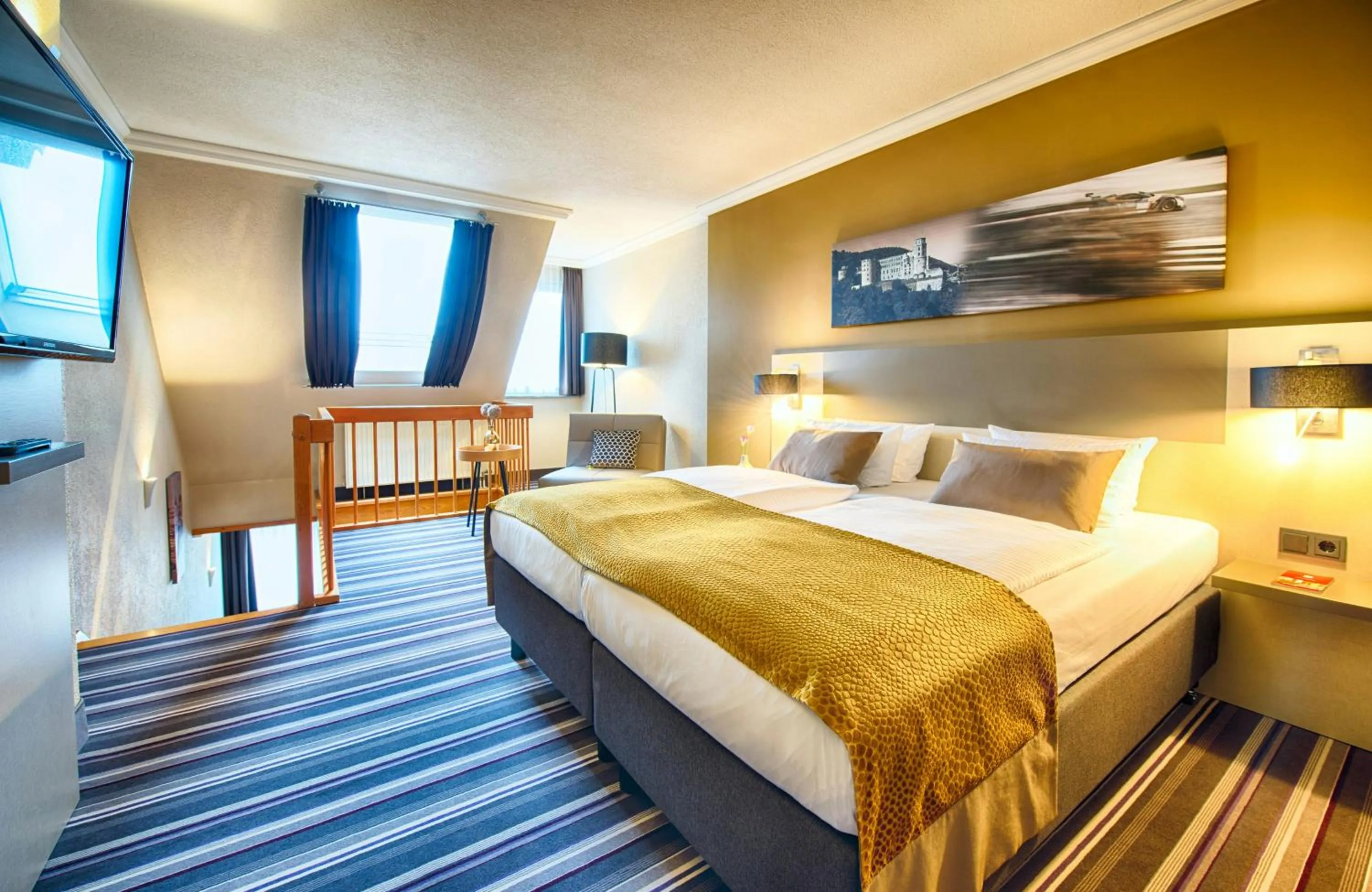 Photo of the whole room, Bed in Leonardo Hotel Heidelberg Walldorf