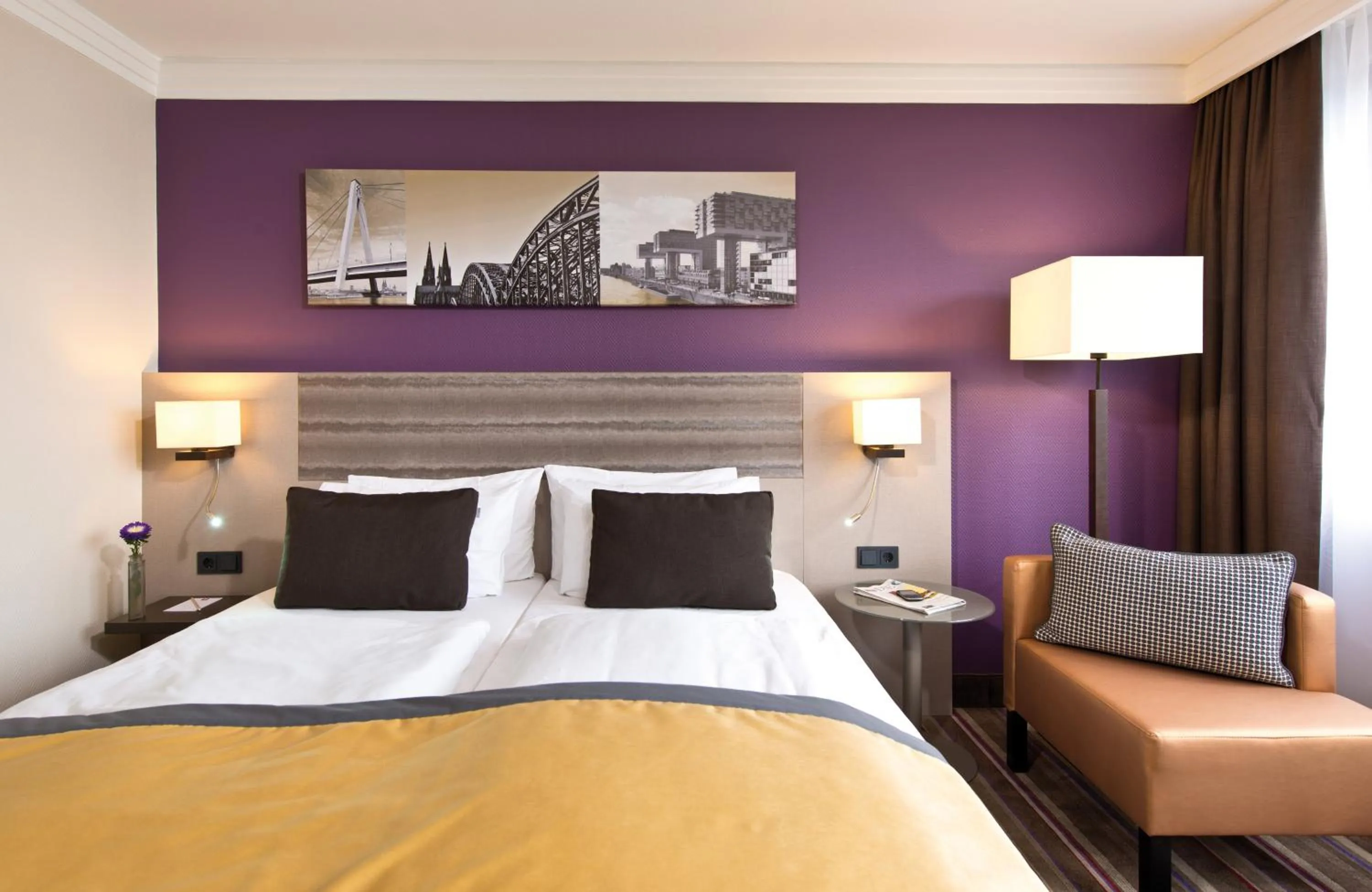 Photo of the whole room, Bed in Leonardo Royal Hotel Köln - Am Stadtwald