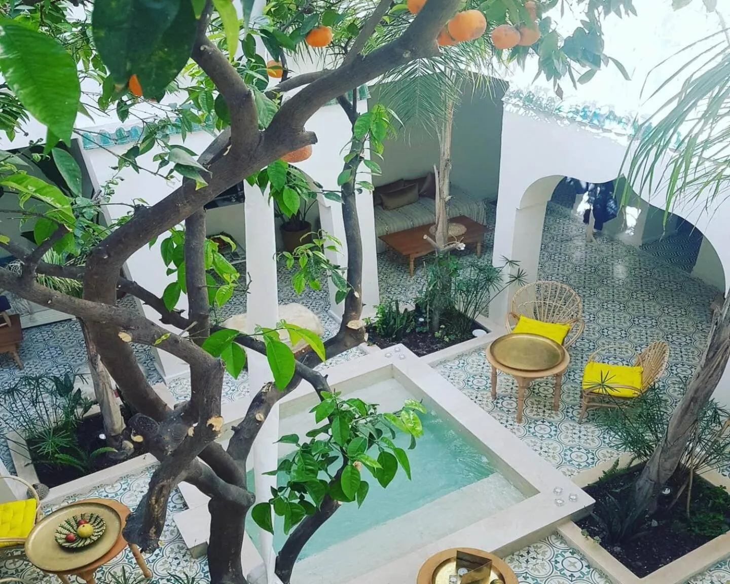Patio in Riad NaaNaa Bed & Breakfast