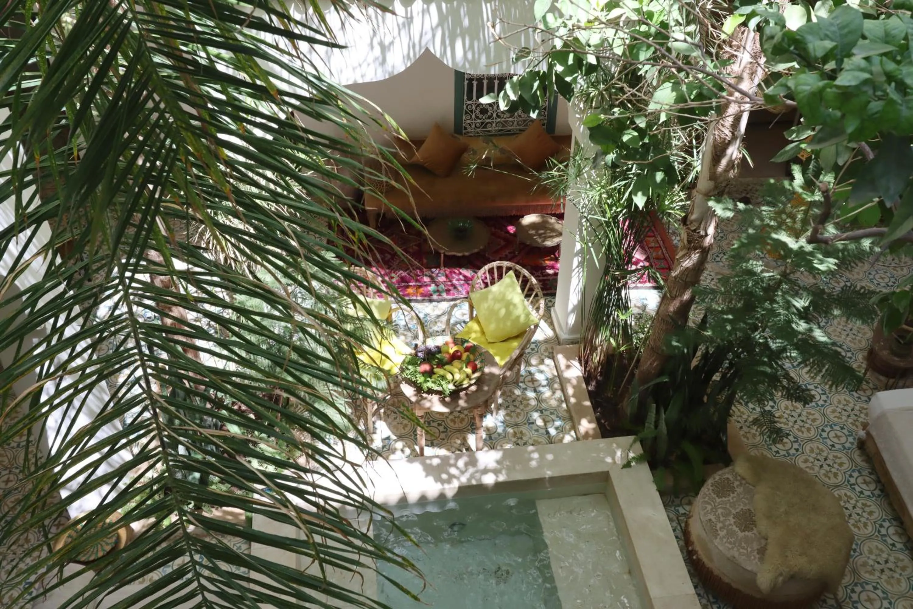 Patio in Riad NaaNaa Bed & Breakfast