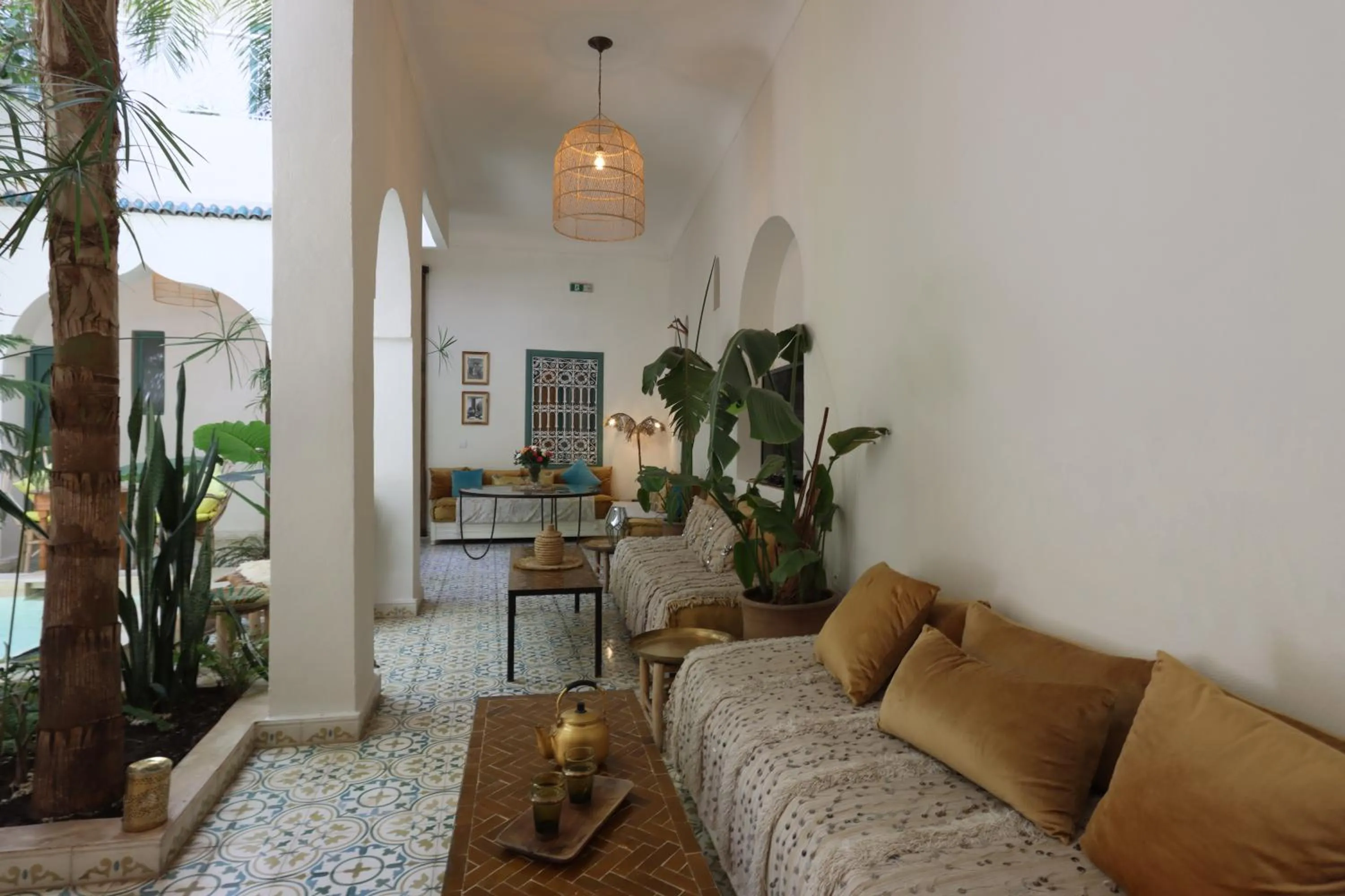 Patio in Riad NaaNaa Bed & Breakfast