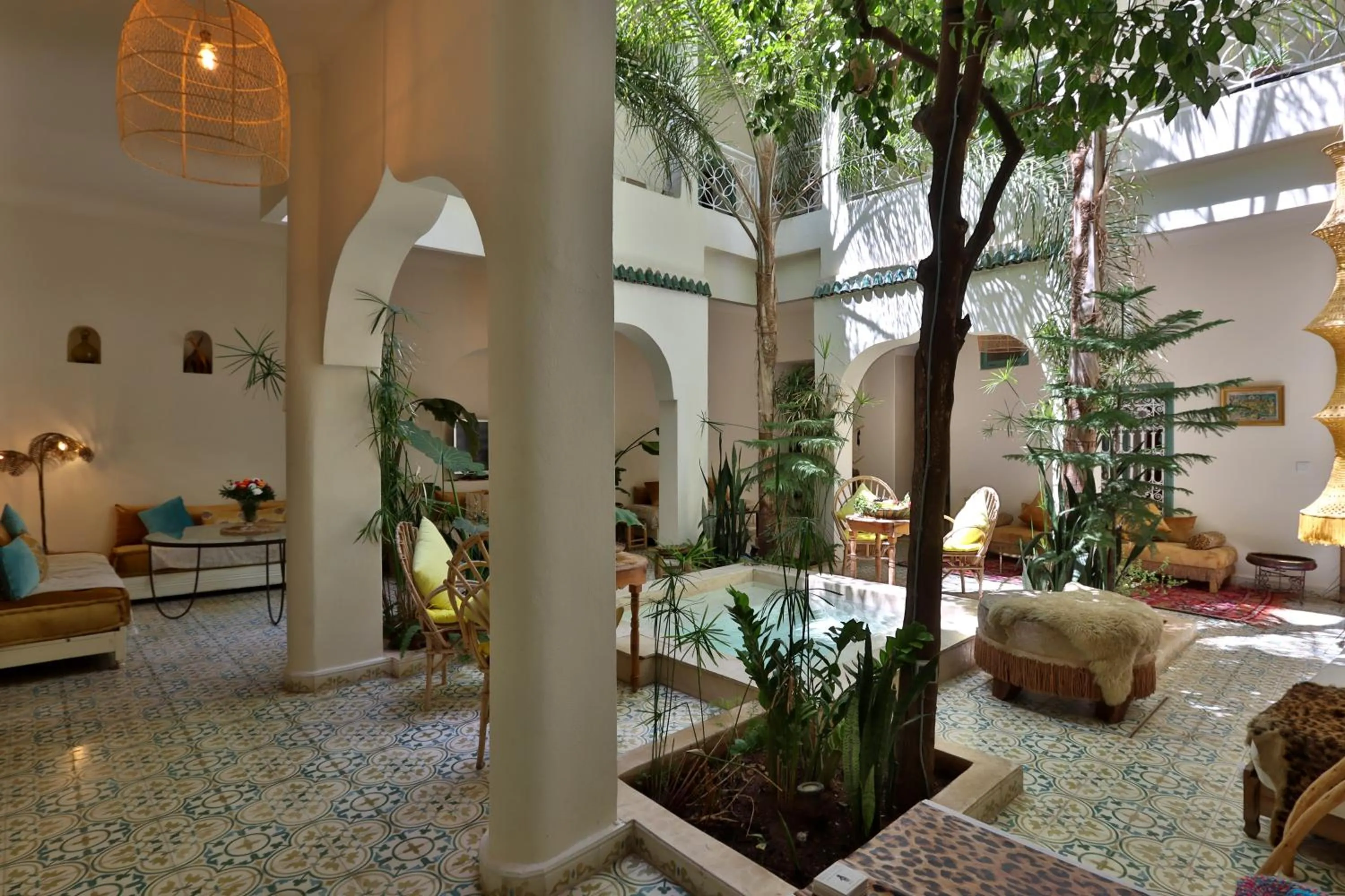 Living room in Riad NaaNaa Bed & Breakfast