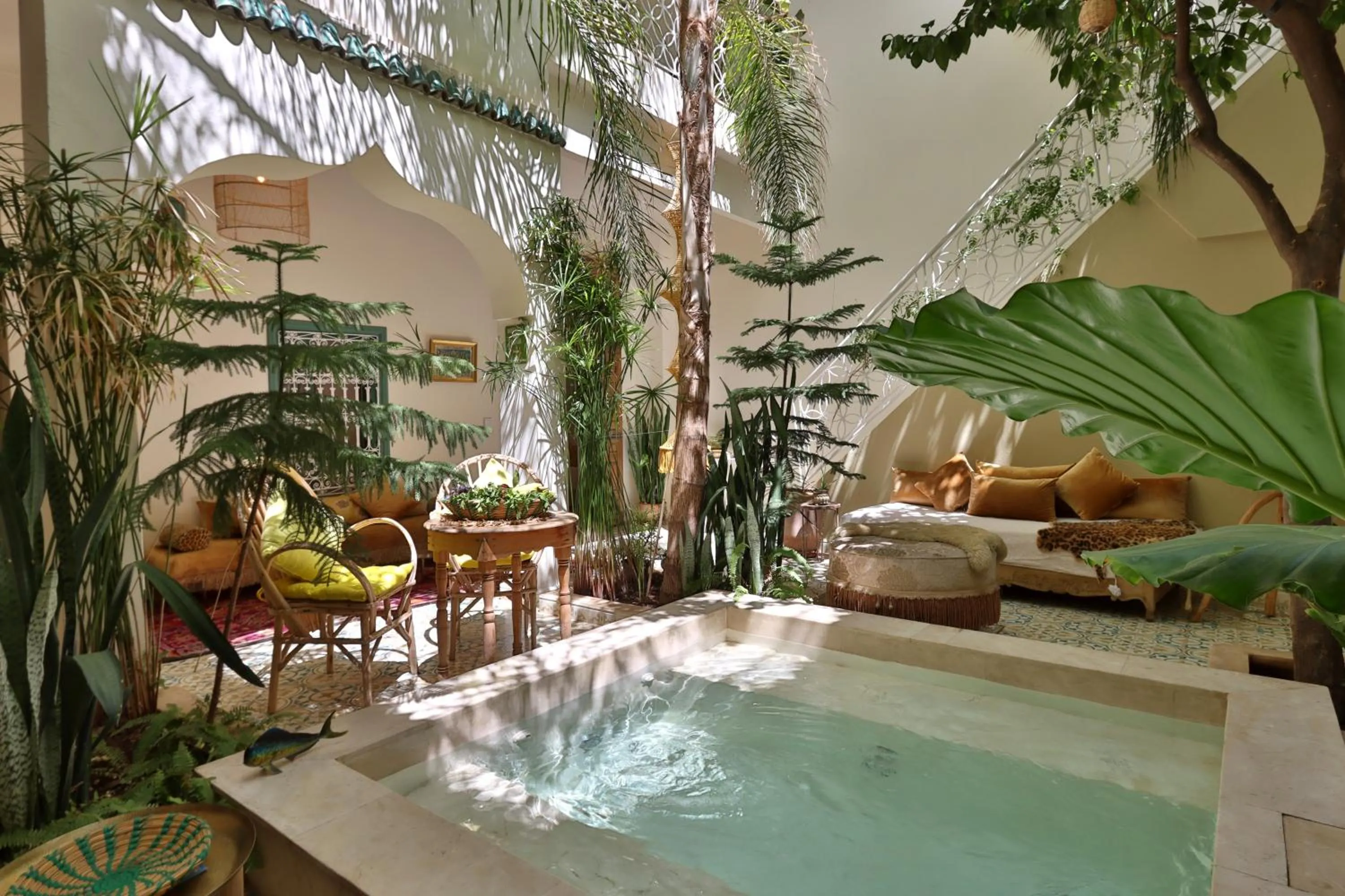 Patio in Riad NaaNaa Bed & Breakfast