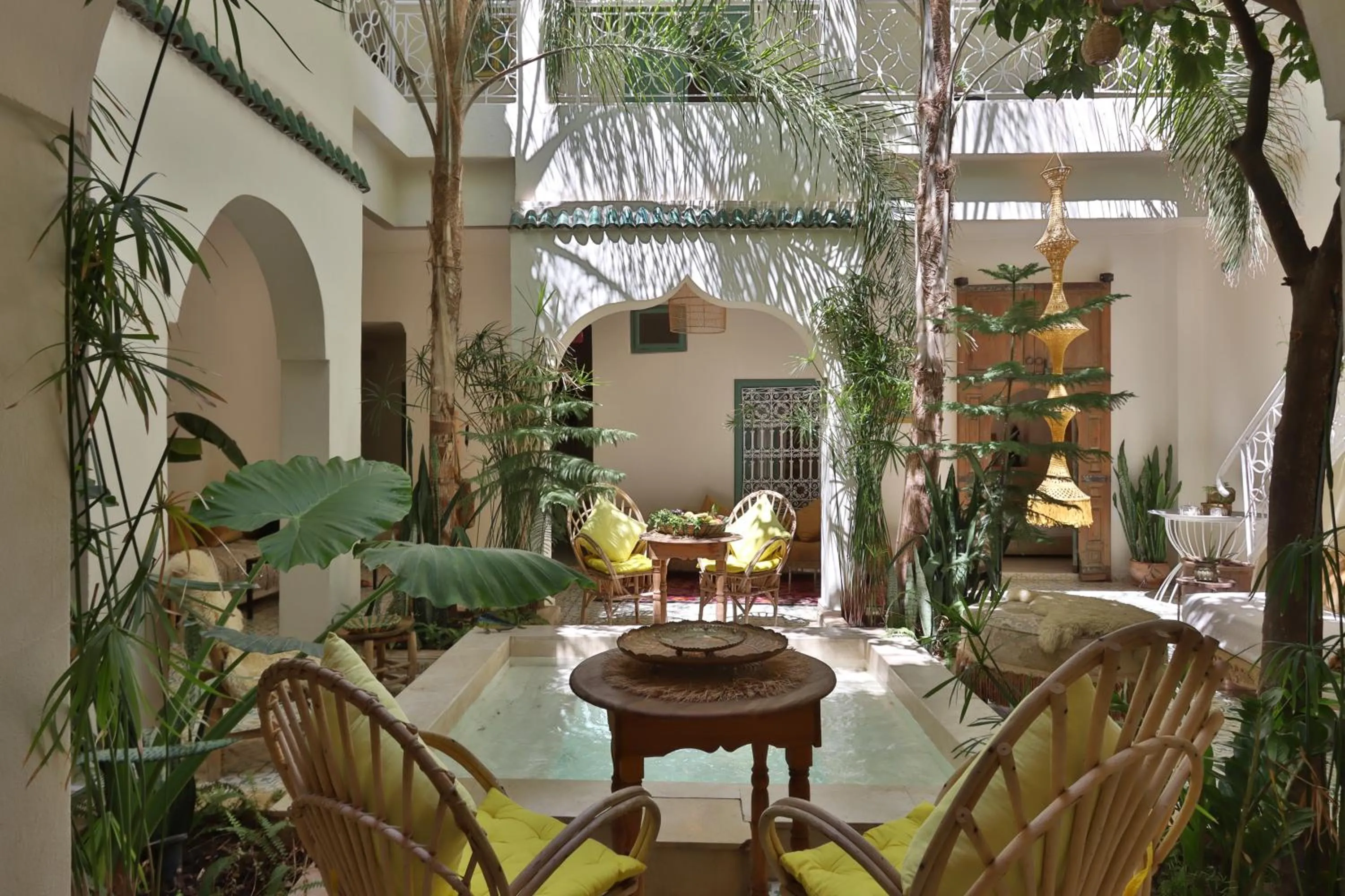 Patio in Riad NaaNaa Bed & Breakfast
