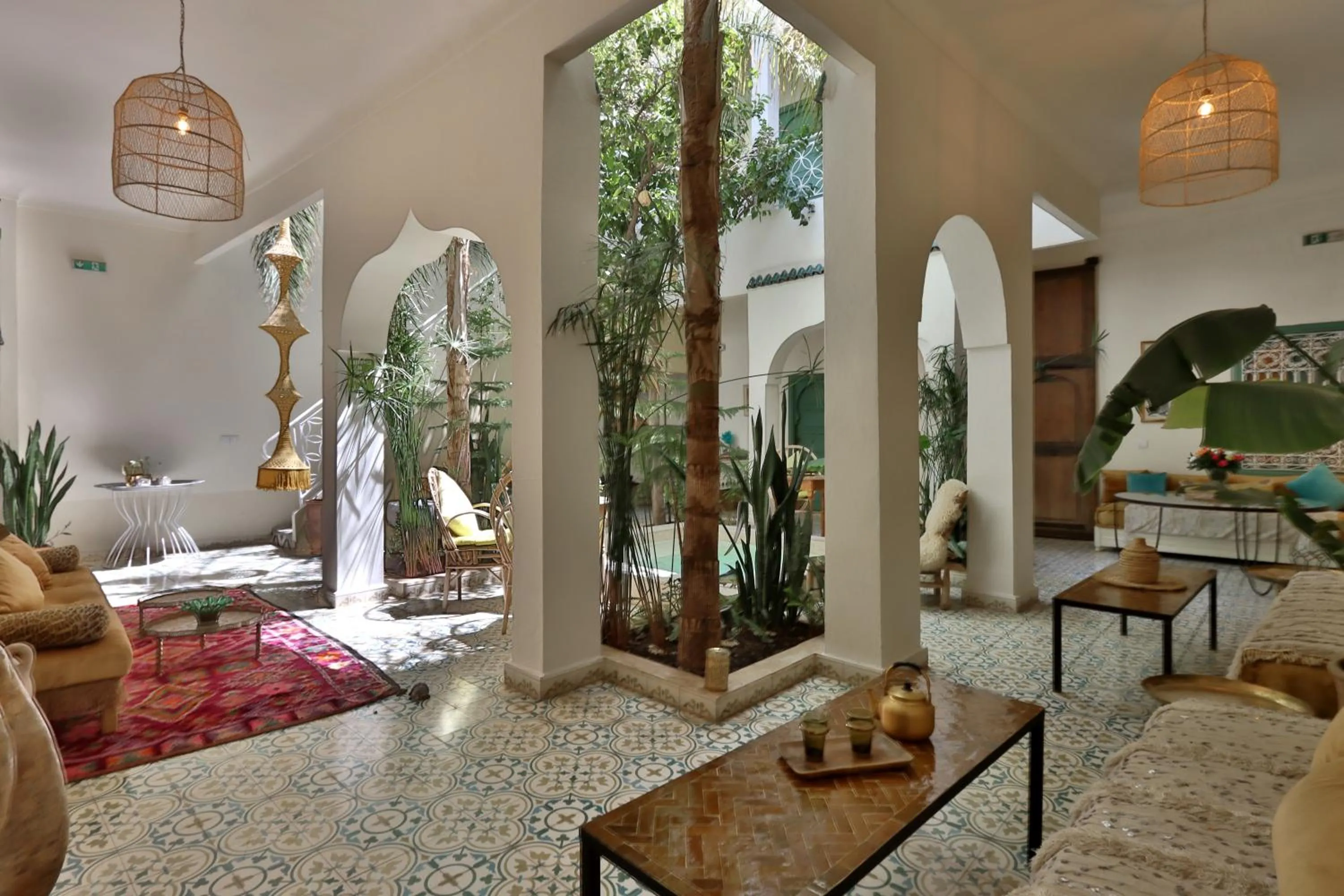 Patio in Riad NaaNaa Bed & Breakfast