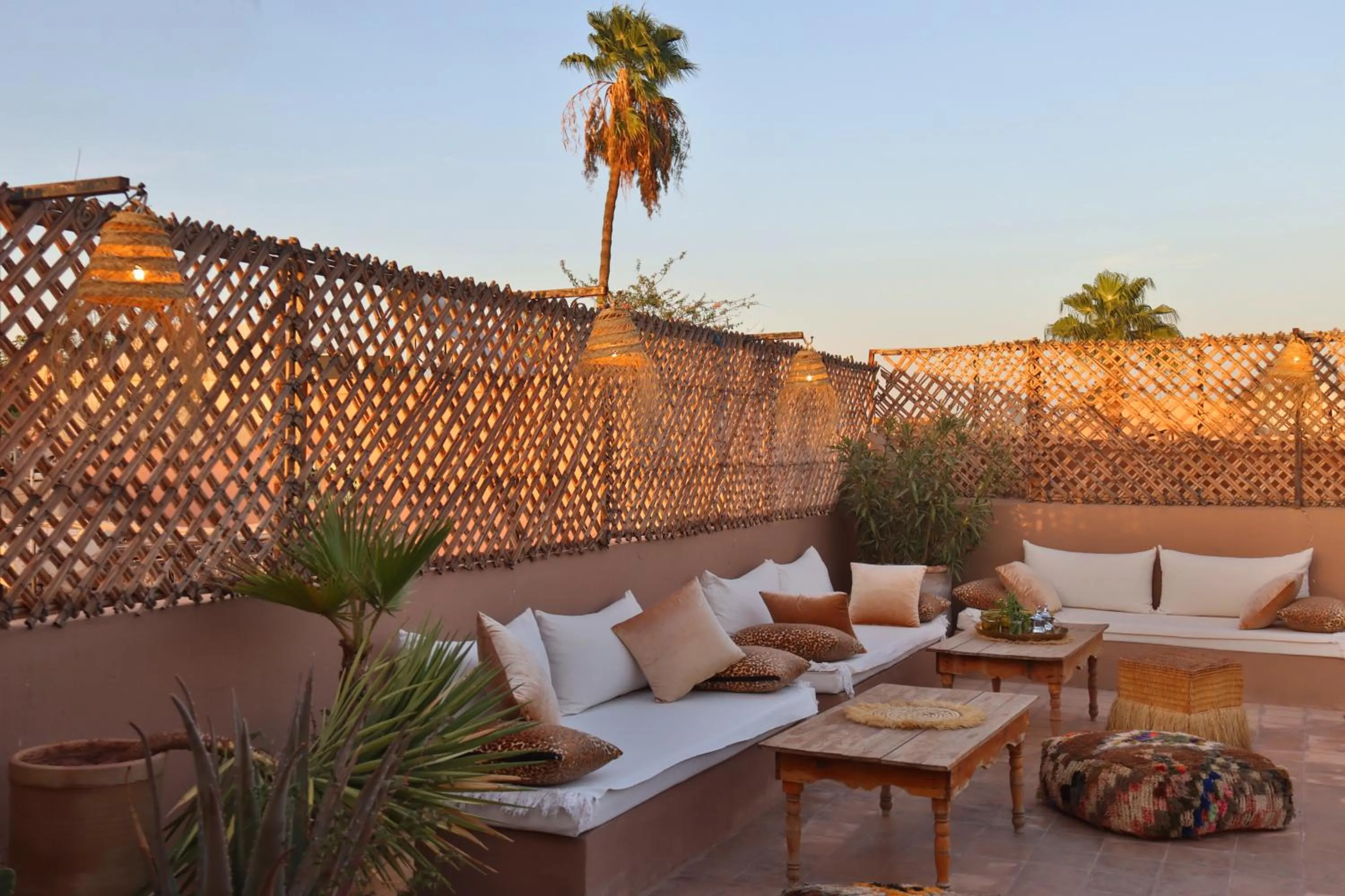 Patio in Riad NaaNaa Bed & Breakfast
