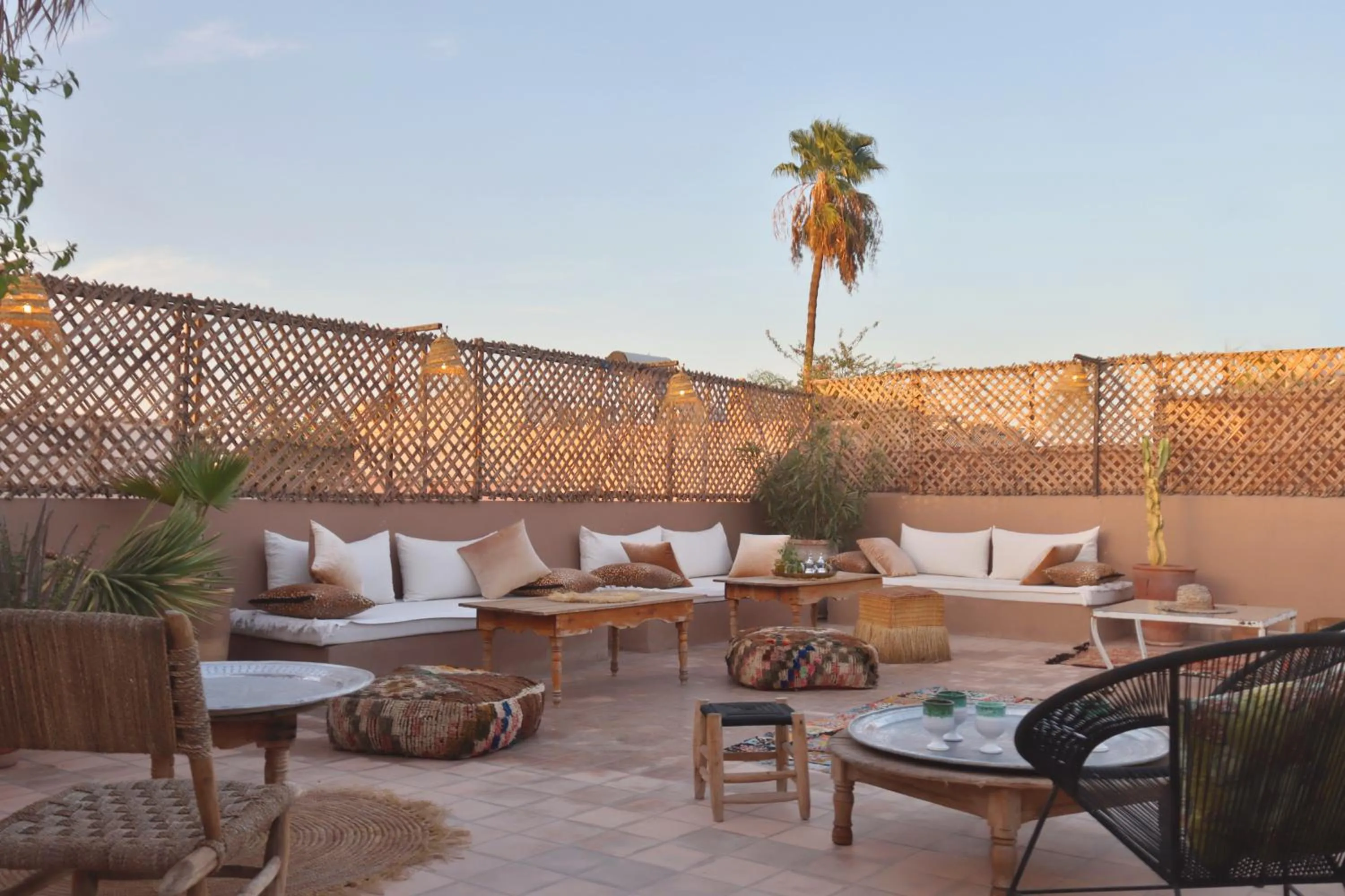 Patio in Riad NaaNaa Bed & Breakfast