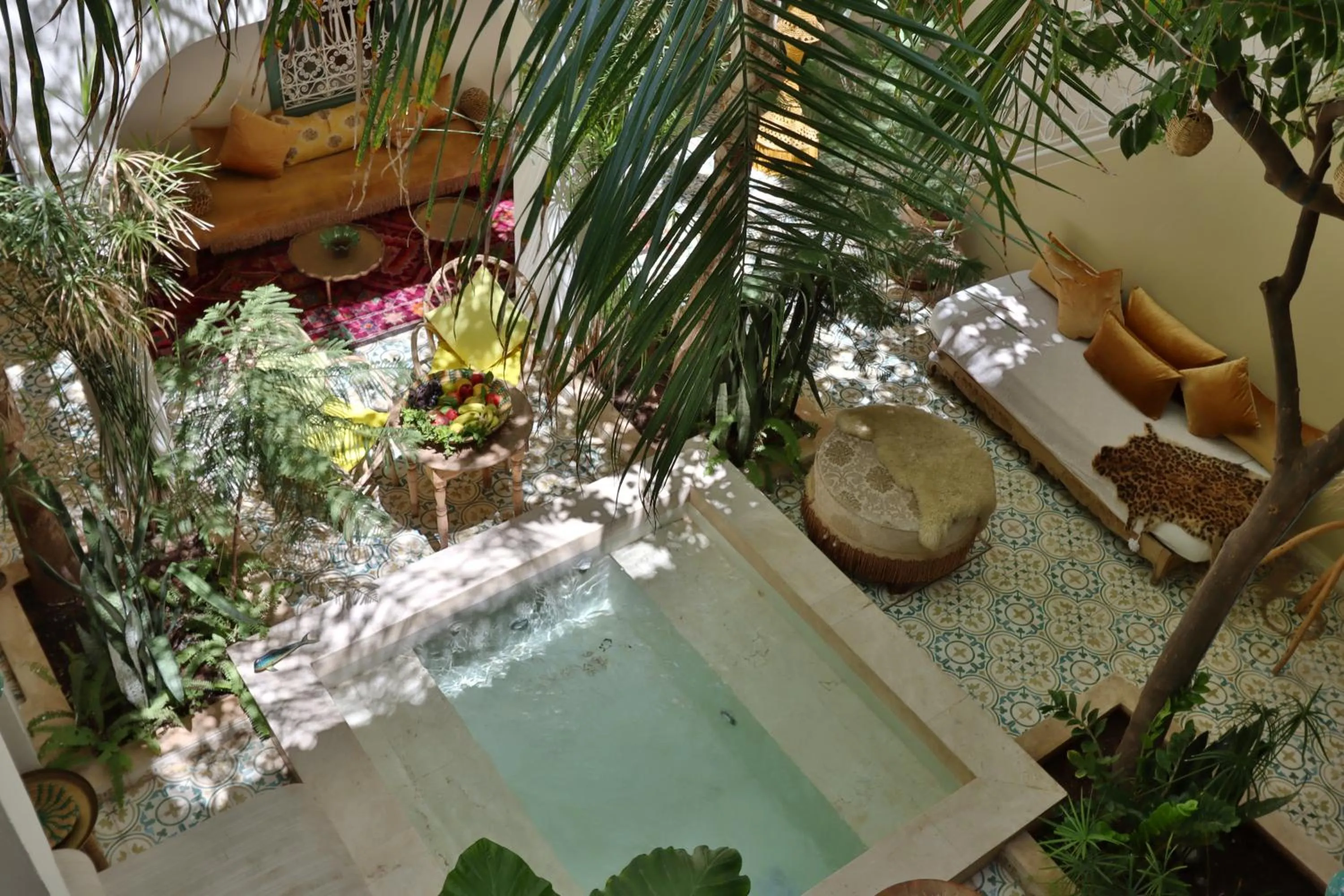 Pool view in Riad NaaNaa Bed & Breakfast