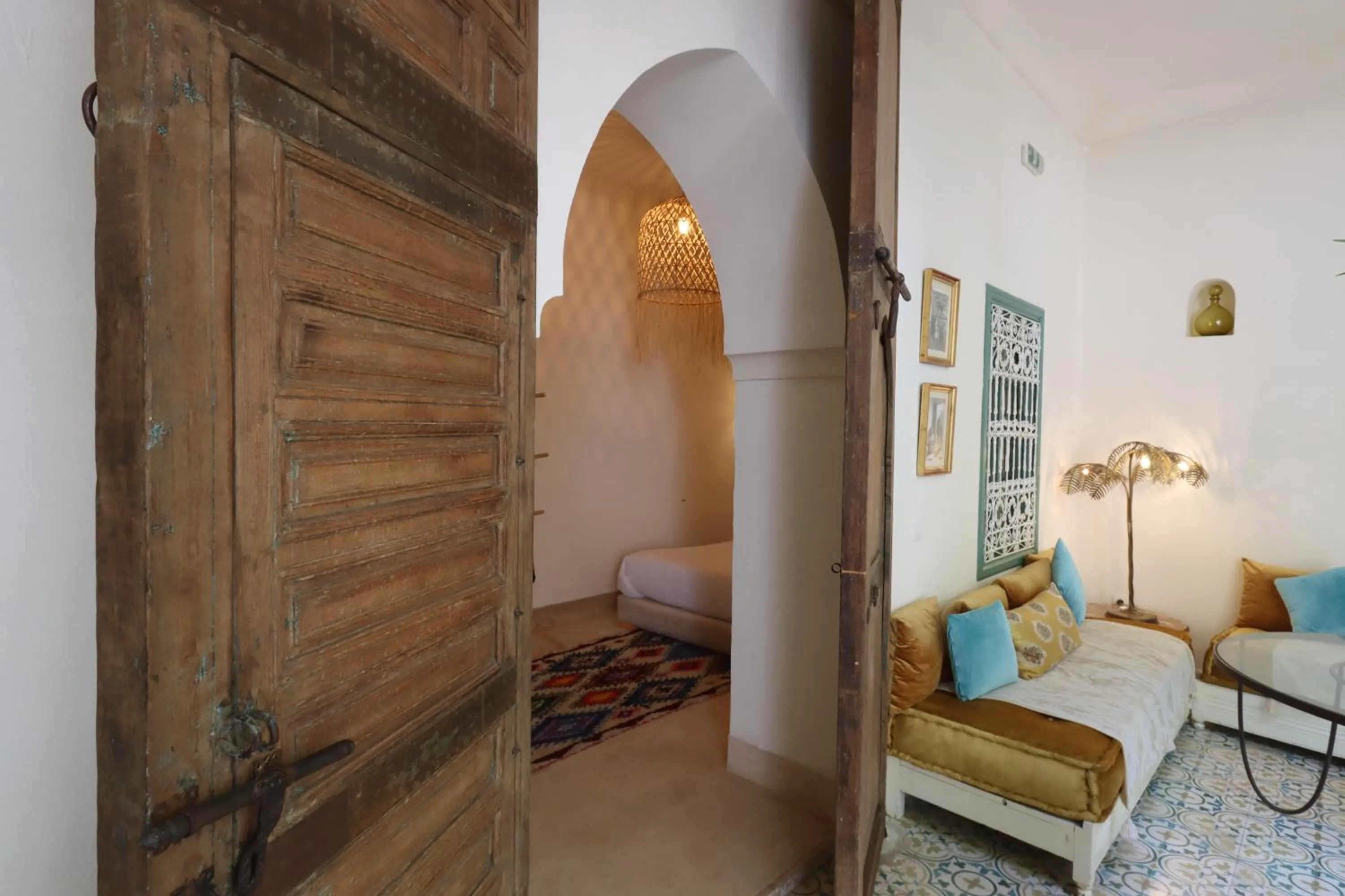 Bed in Riad NaaNaa Bed & Breakfast