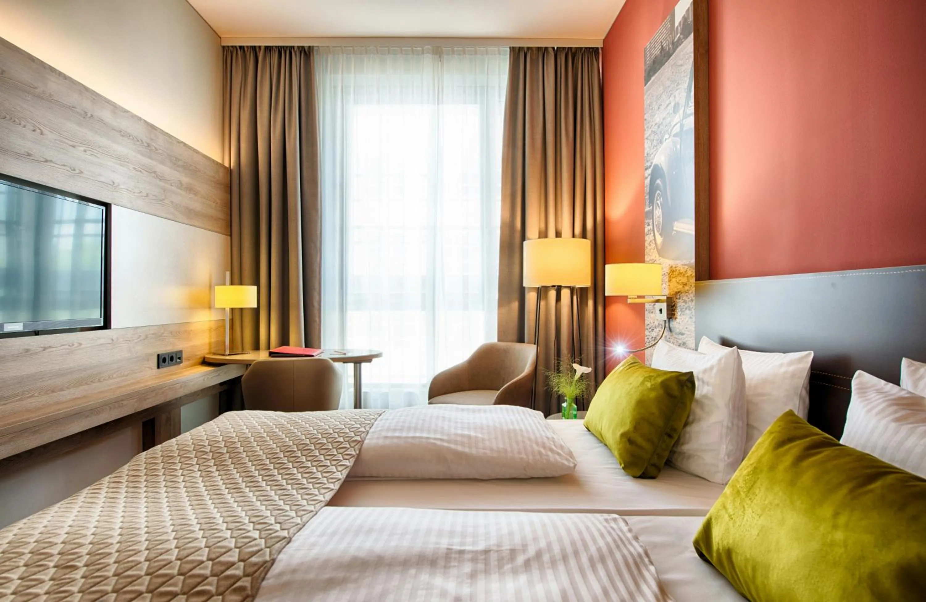 Photo of the whole room, Bed in Leonardo Hotel Wolfsburg City Center