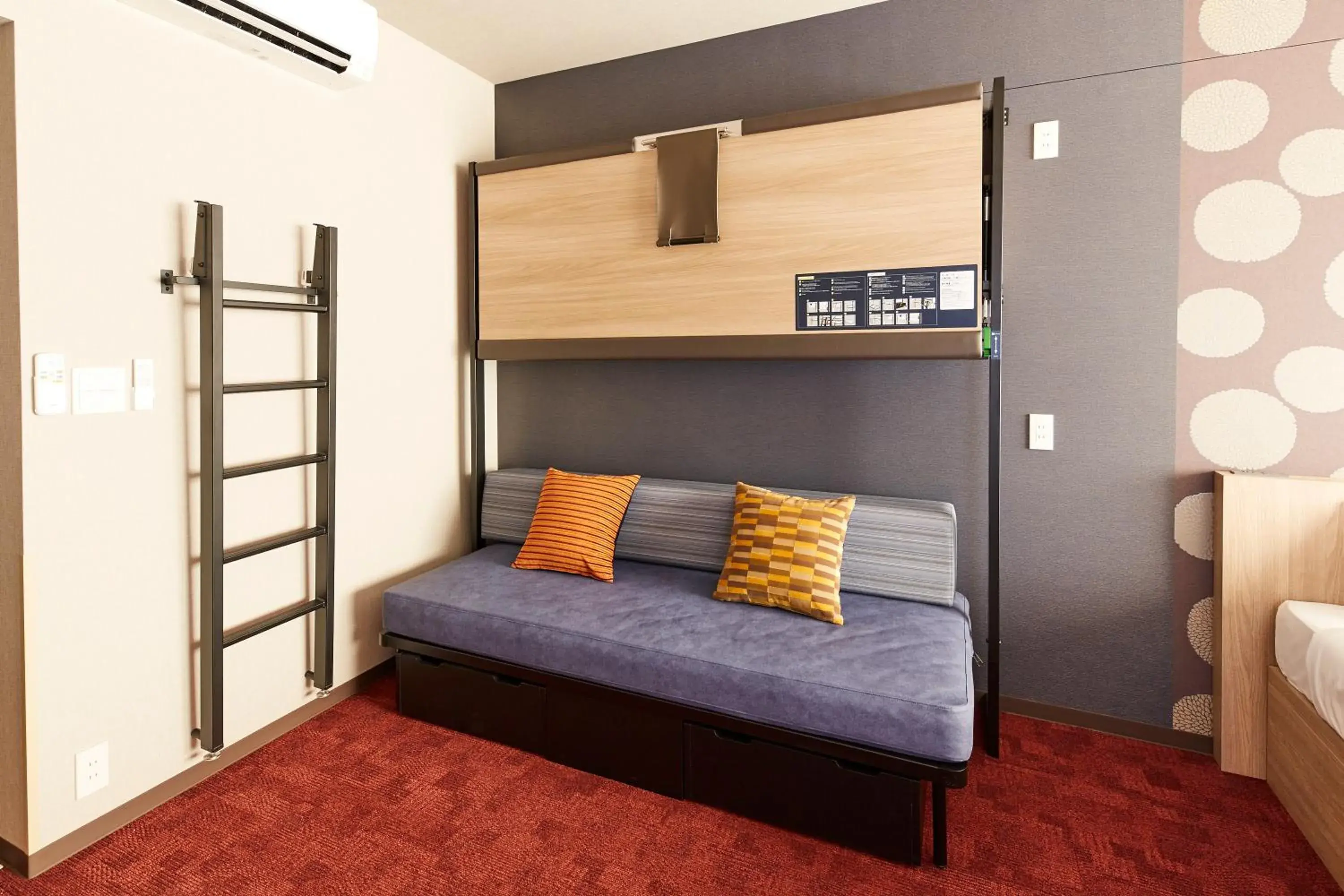 Bed in MONday Apart Nihonbashi Ningyocho Bed in MONday Apart Nihonbashi Ningyocho