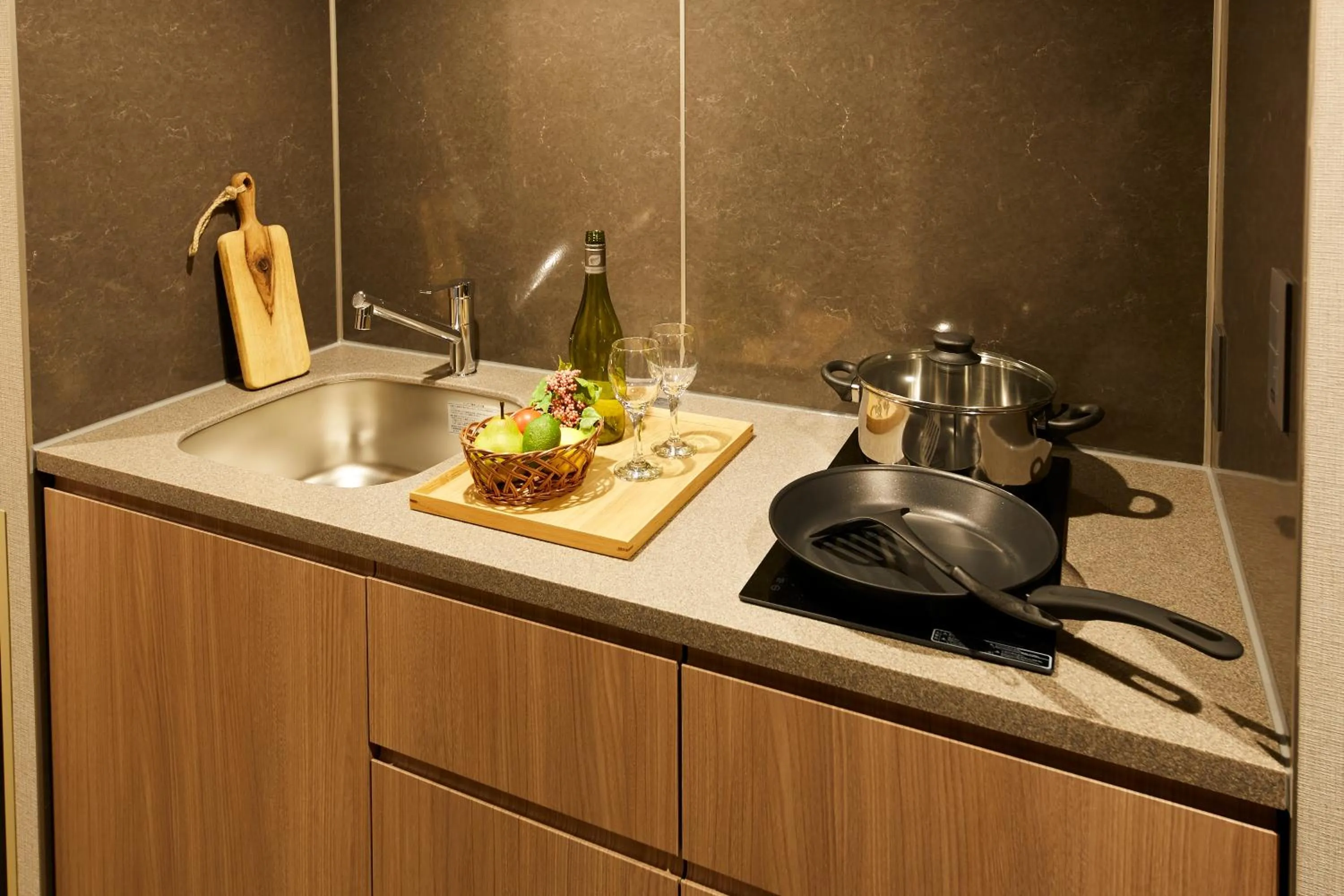 Kitchen or kitchenette in MONday Apart Nihonbashi Ningyocho