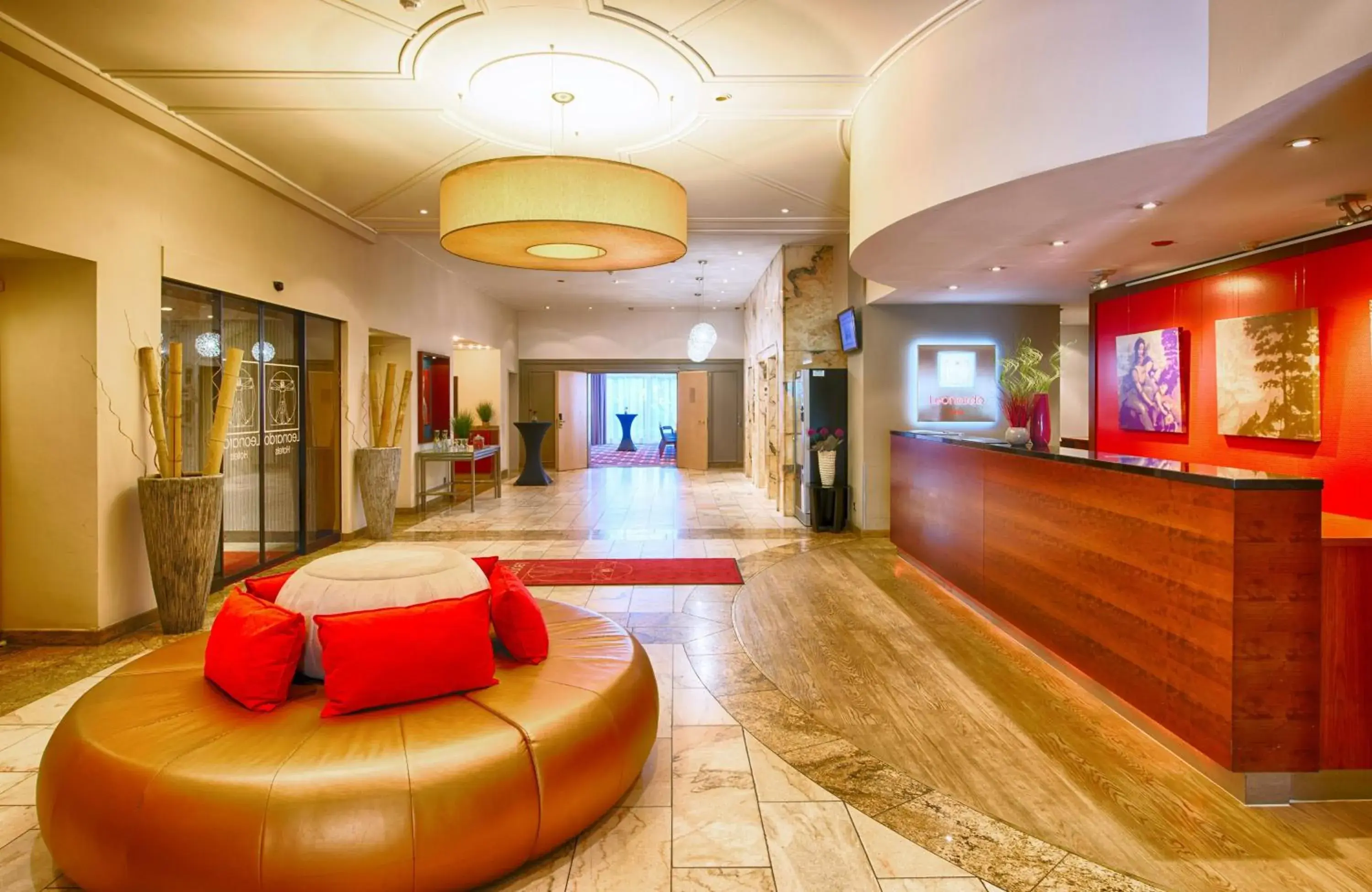 Lobby or reception in Leonardo Hotel Karlsruhe Lobby or reception in Leonardo Hotel Karlsruhe